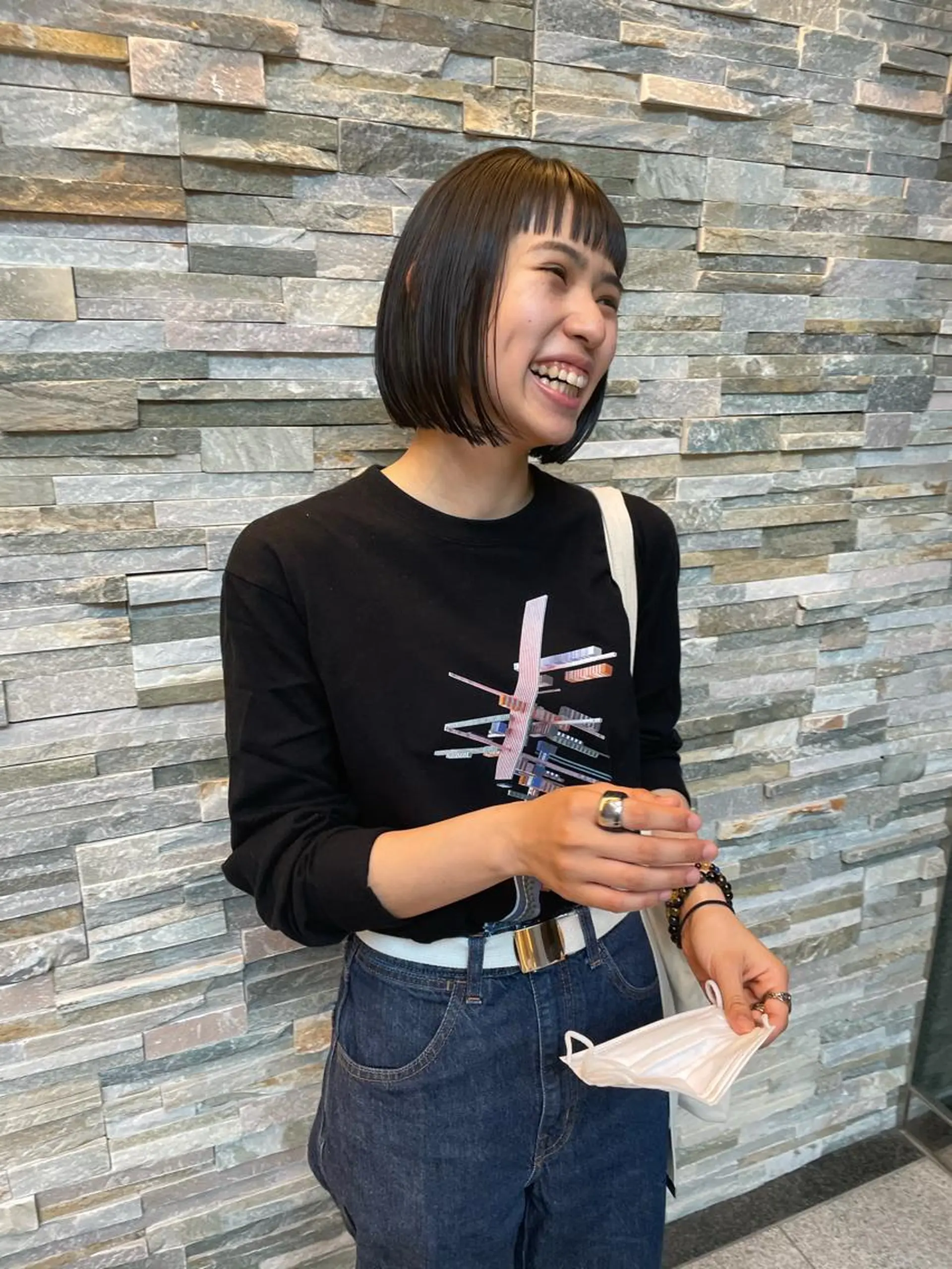 ミディアム カラー パーマ ヘアアレンジ キッズ ネイル マツエク・マツパ ボブ tatsumi/ボブ ウルフ/レイヤーのヘアスタイル