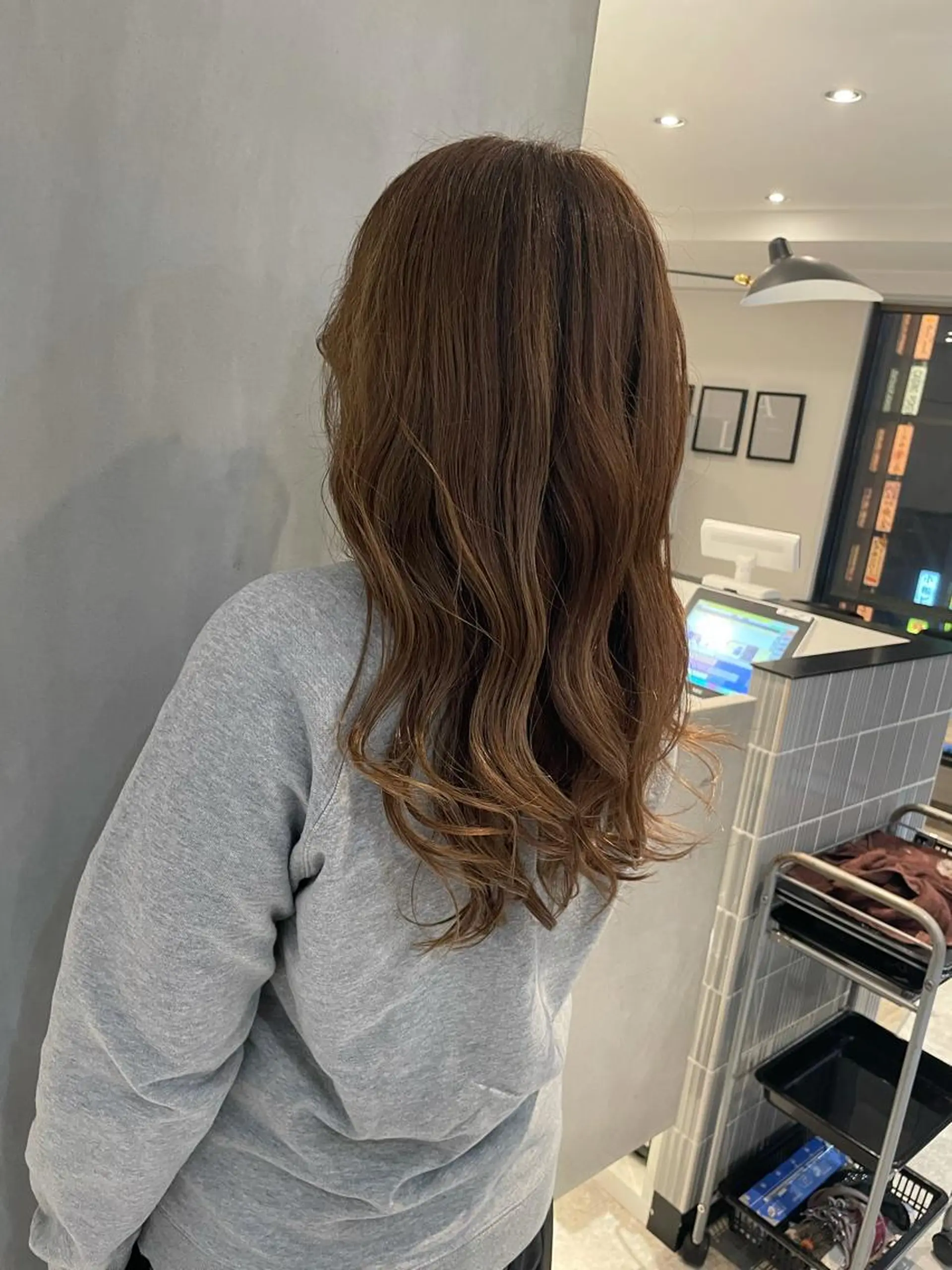 ロング 複雑履歴に対応ブリー チ無しダブルカラーのヘアスタイル