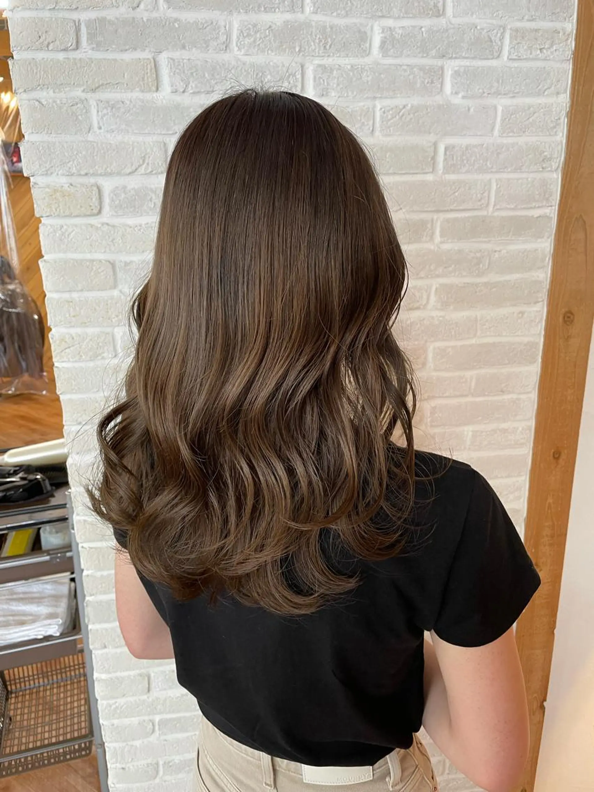 セミロング カット ヘアカラー トリートメント 🧡/艶髪/桑原 拓也/ショート/🧡のヘアスタイル