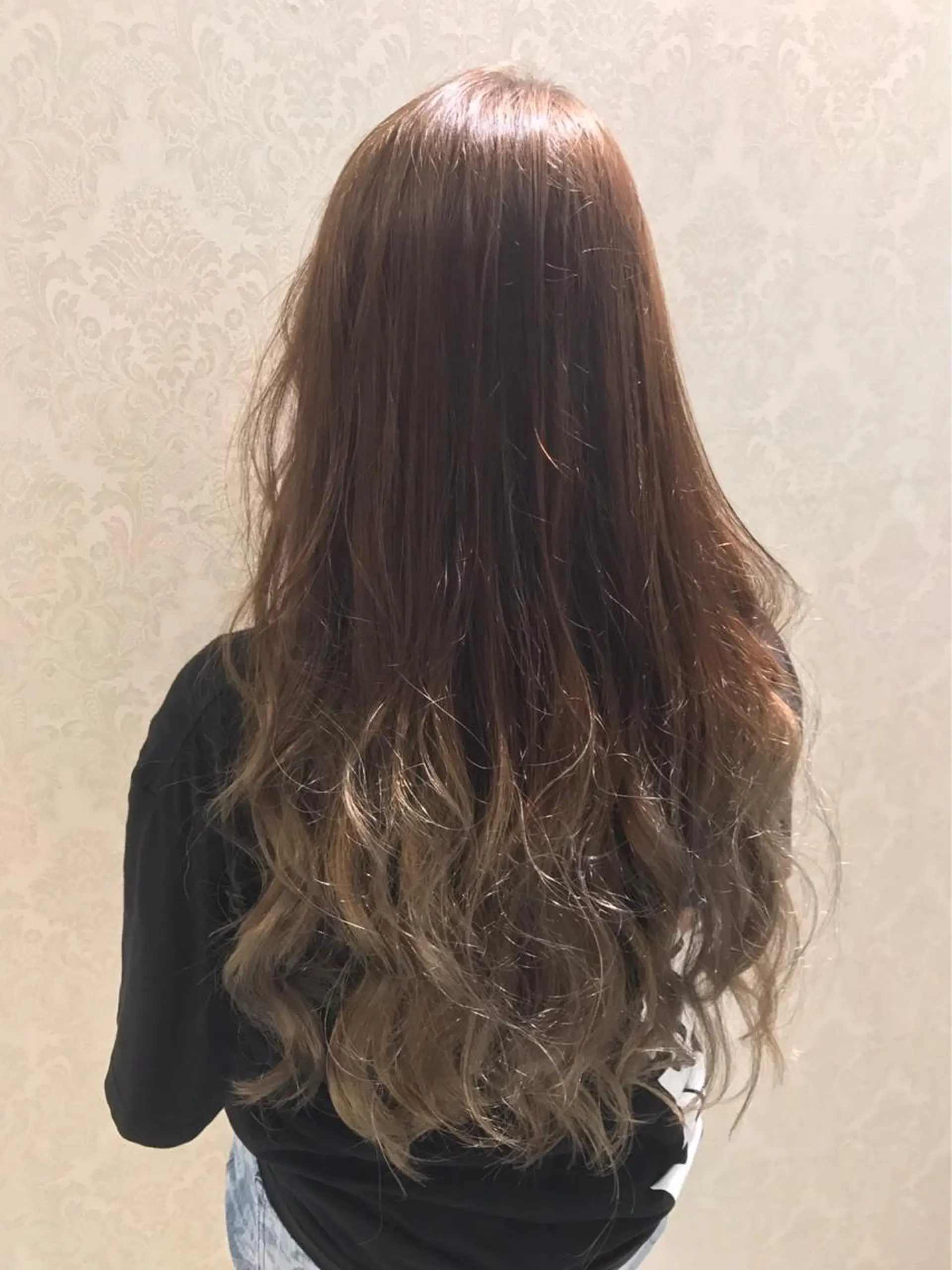 ロング カラー グラデーションカラー カット ヘアカラー トリートメント 福田 武士のヘアスタイル