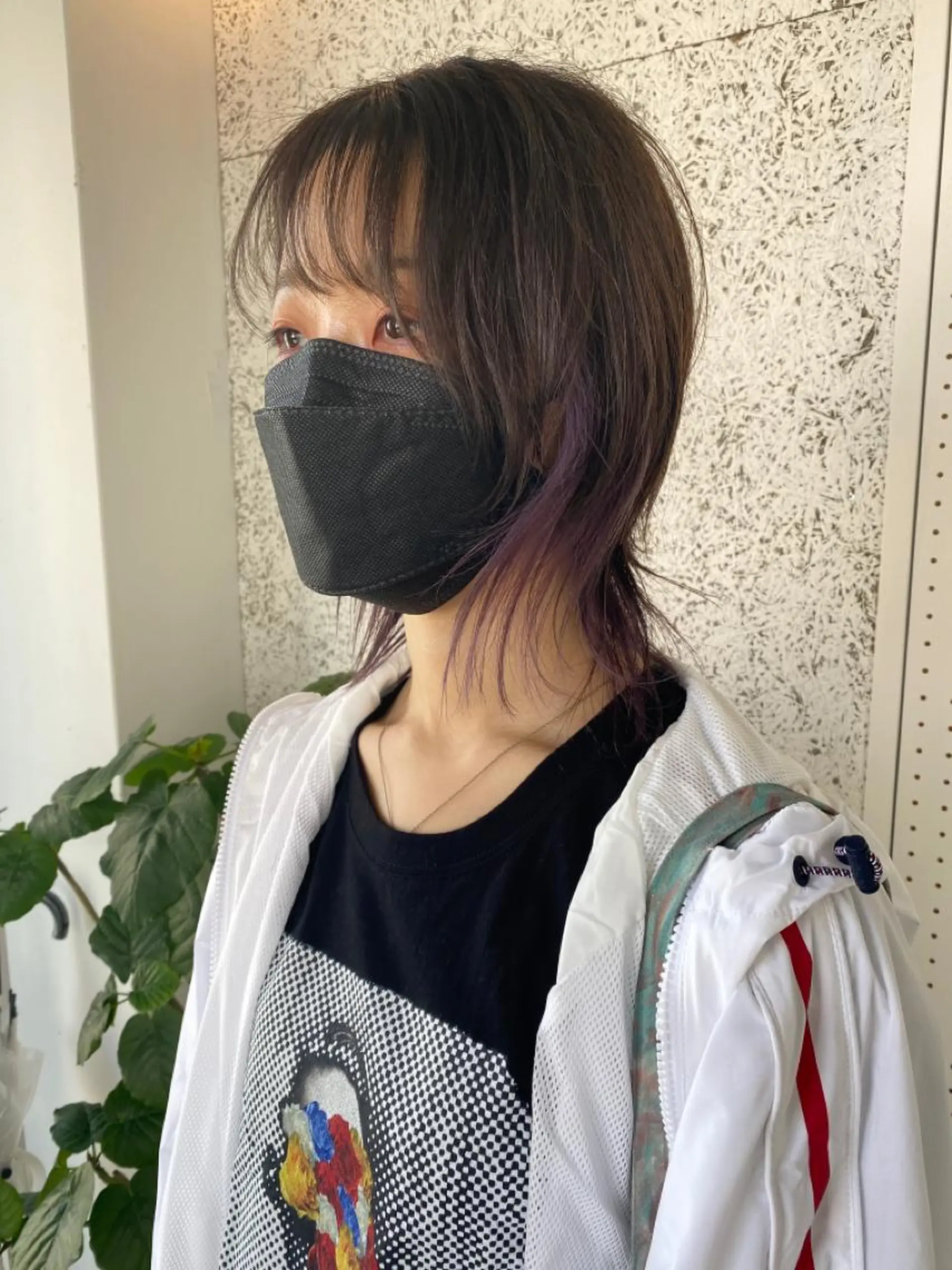 ミディアム カラー KOOKI スティードトーキョーのヘアスタイル