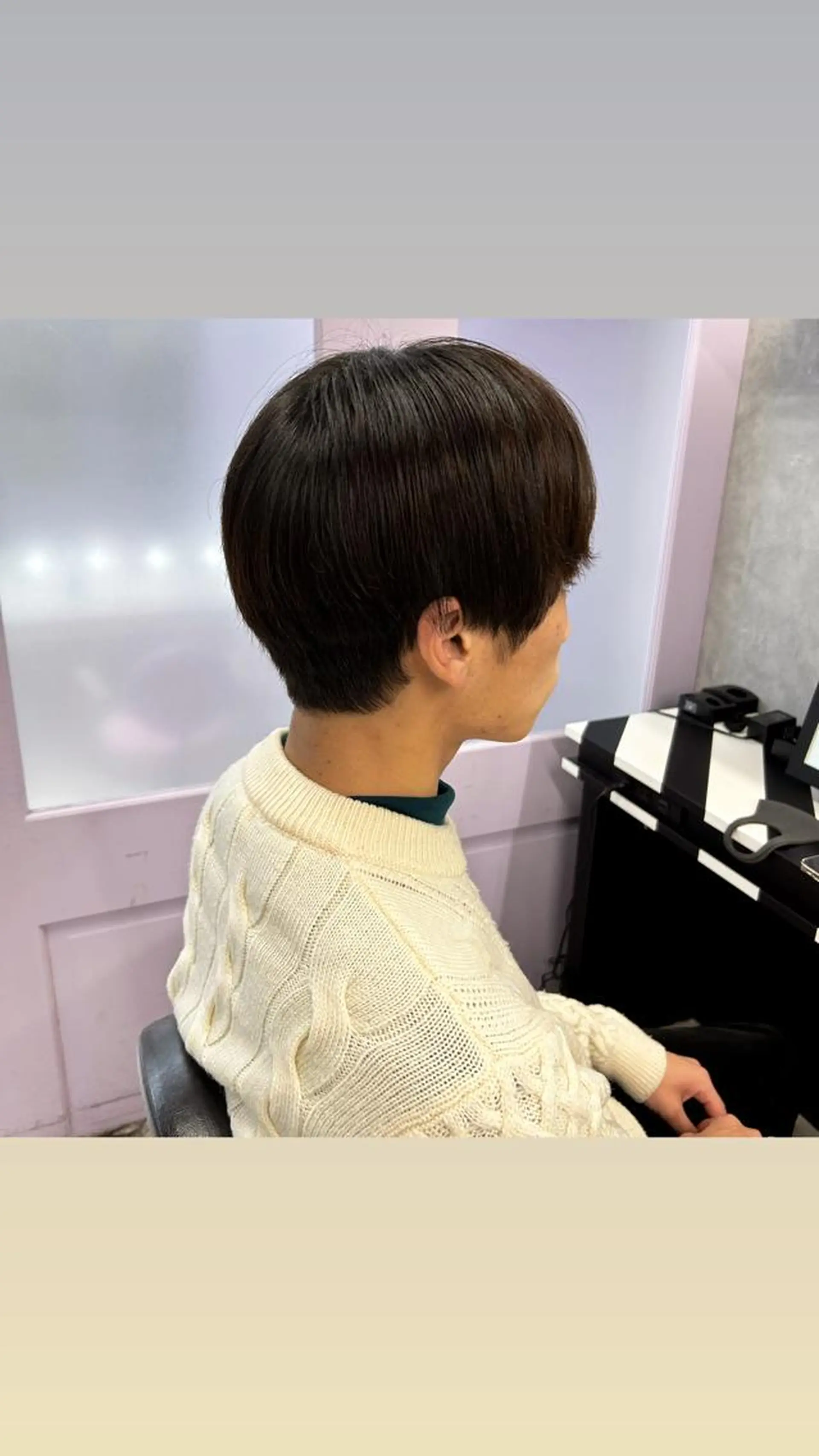メンズ 縮毛矯正・髪質改善 特化 出納 直起のヘアスタイル