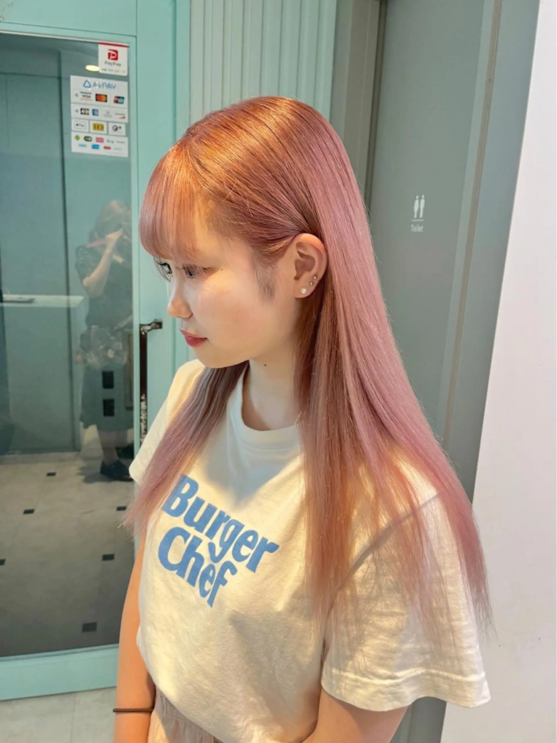 セミロング カラー ヘアアレンジ 愛されカラー🩷 はるなのヘアスタイル