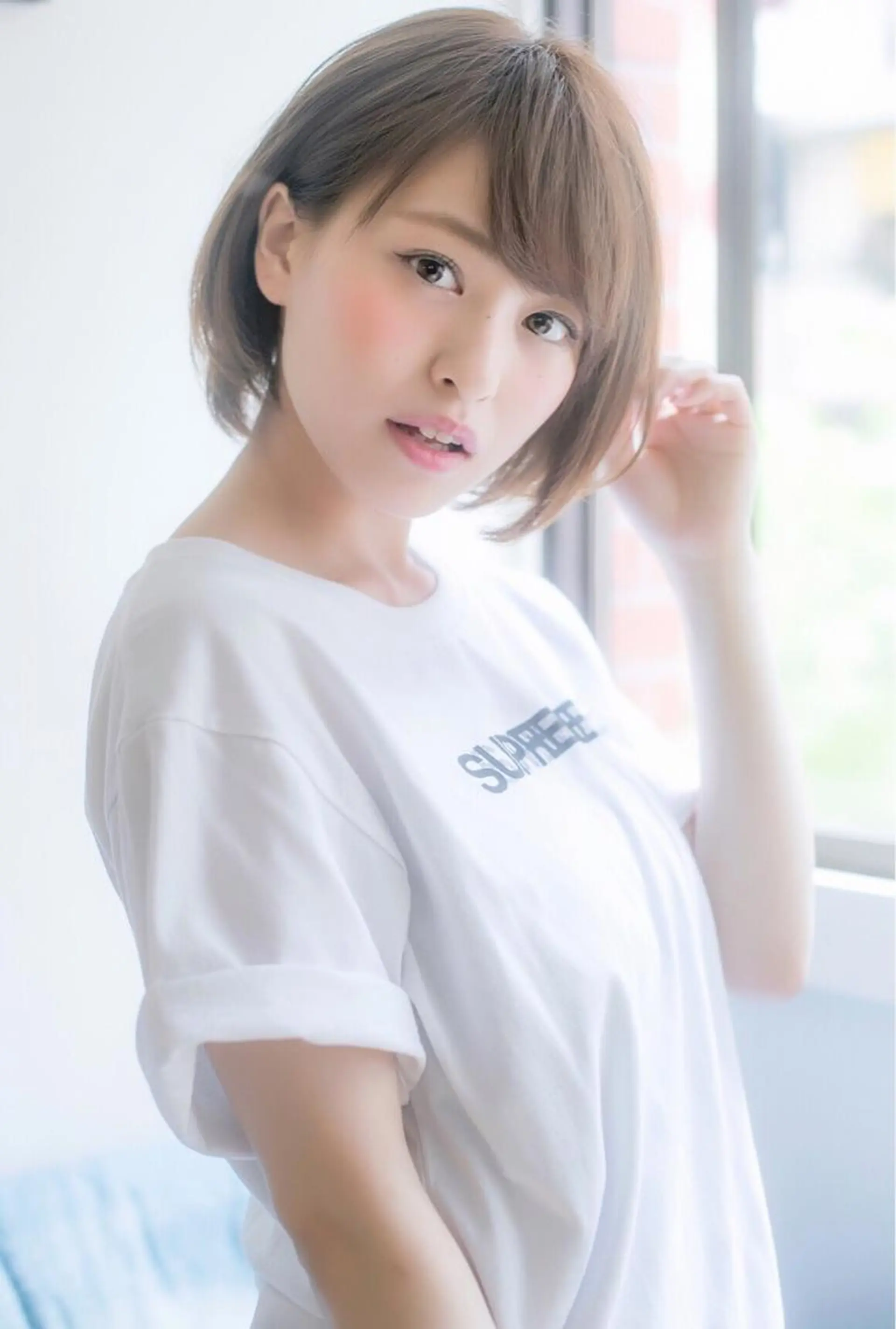 ショート ボブ 外国人風カラー 似合わせカット ショートヘア 小顔カット 竹内ケンゴ🇰🇷 EIGHT藤沢のヘアスタイル