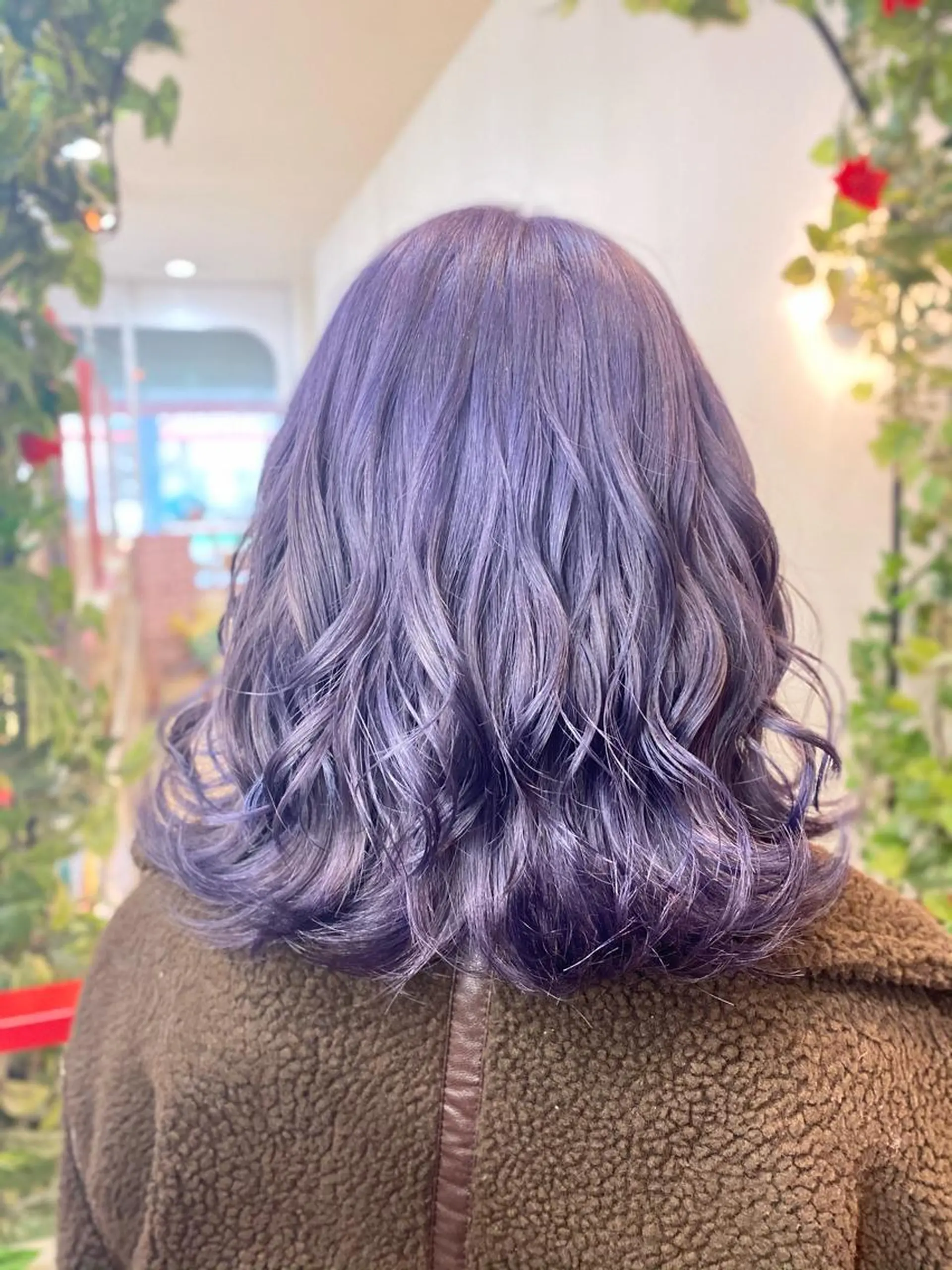 ミディアム ヘアカラー ゆぴ☾‪/推しカラー /ハイトーンのヘアスタイル