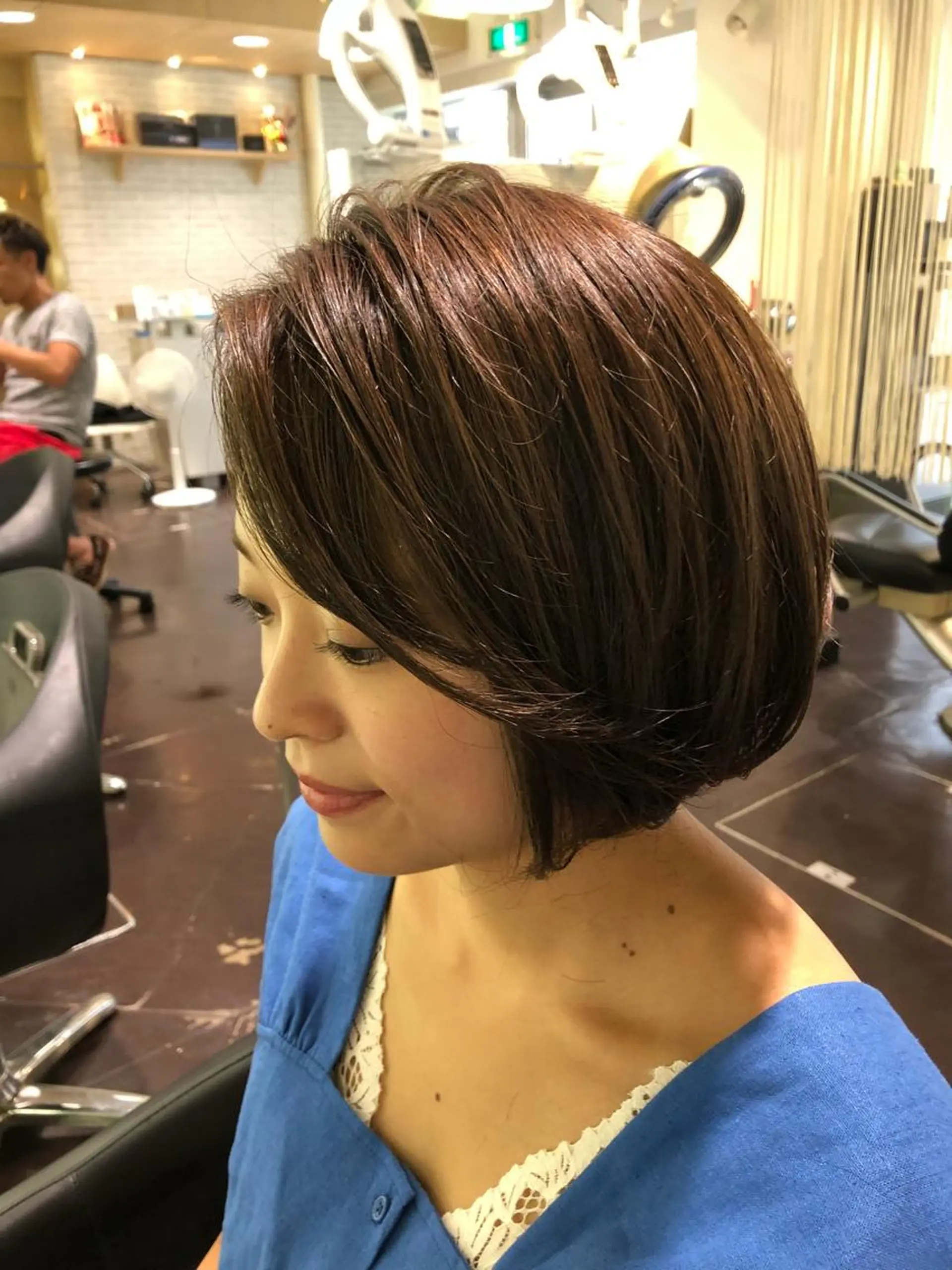 ショート ショートボブ アッシュ ボブ ショートヘア 西山 恵太郎のヘアスタイル