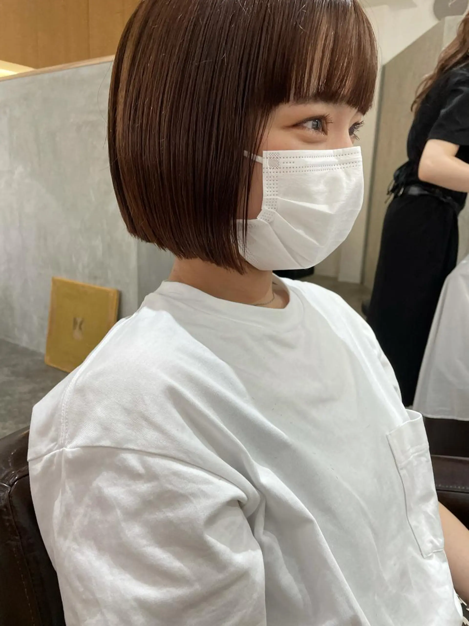 ショート カラー パーマ ヘアアレンジ メンズ キッズ ネイル マツエク・マツパ カット ヘアカラー トリートメント パーマ/透明感カラー /ボブ/吉田一生のヘアスタイル