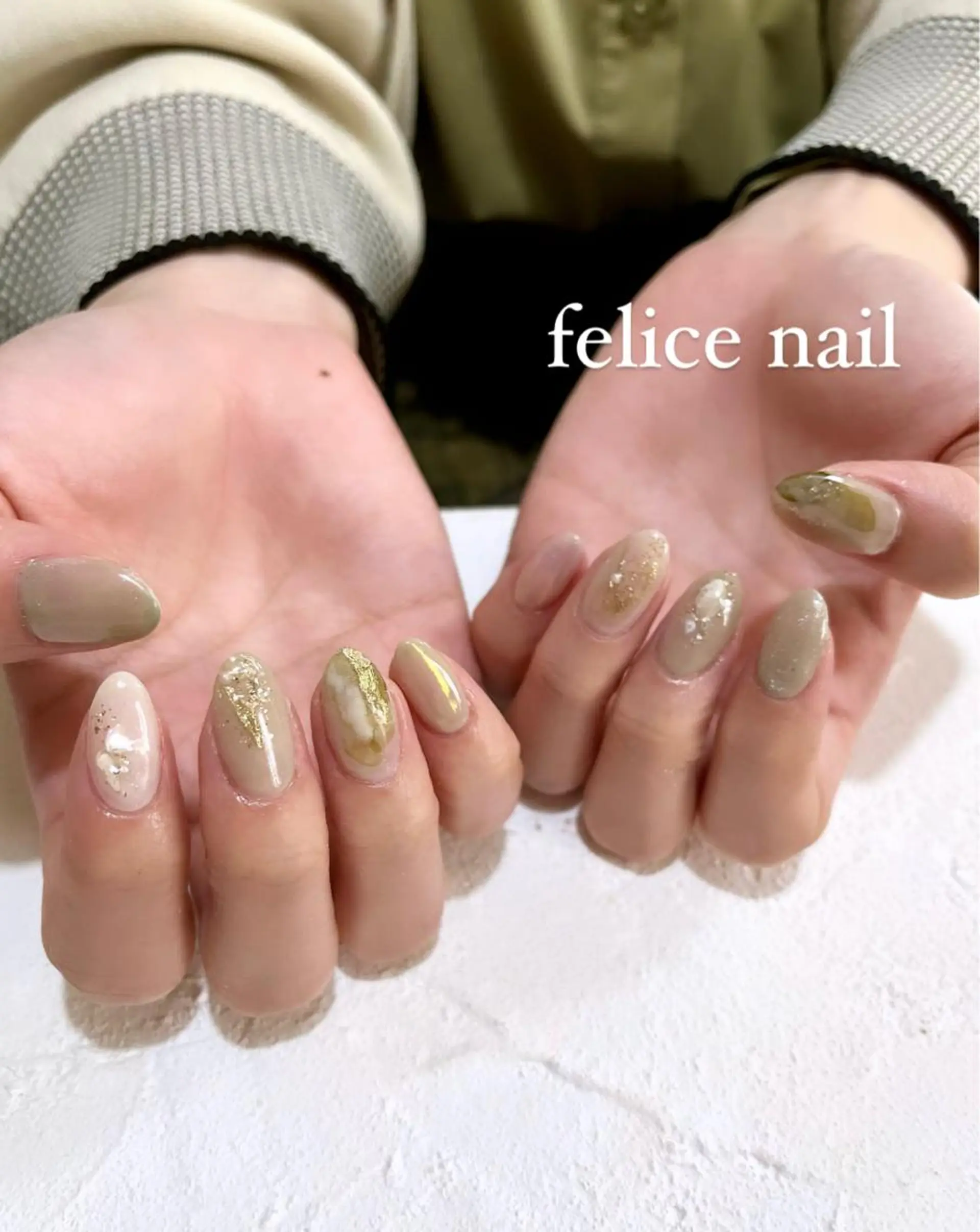 ネイル ニュアンスネイル felice nailのネイルデザイン