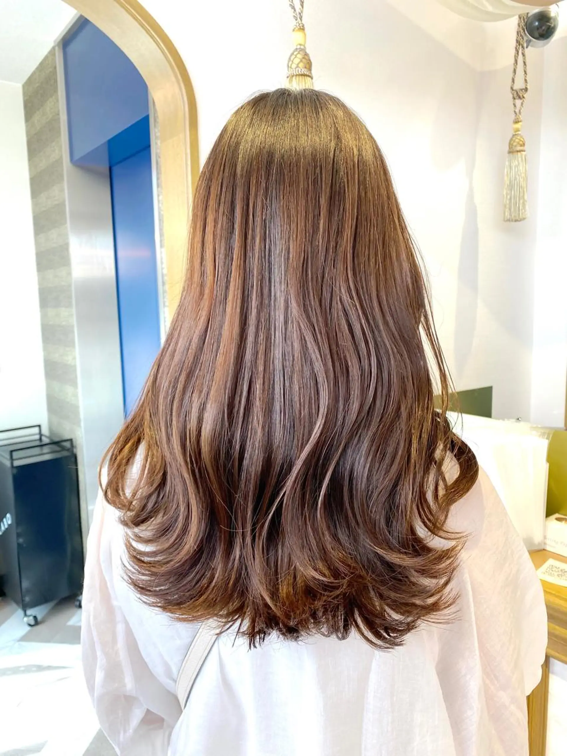 ロング カット ヘアカラー トリートメント レイヤーカット /透明感カラー西田のヘアスタイル