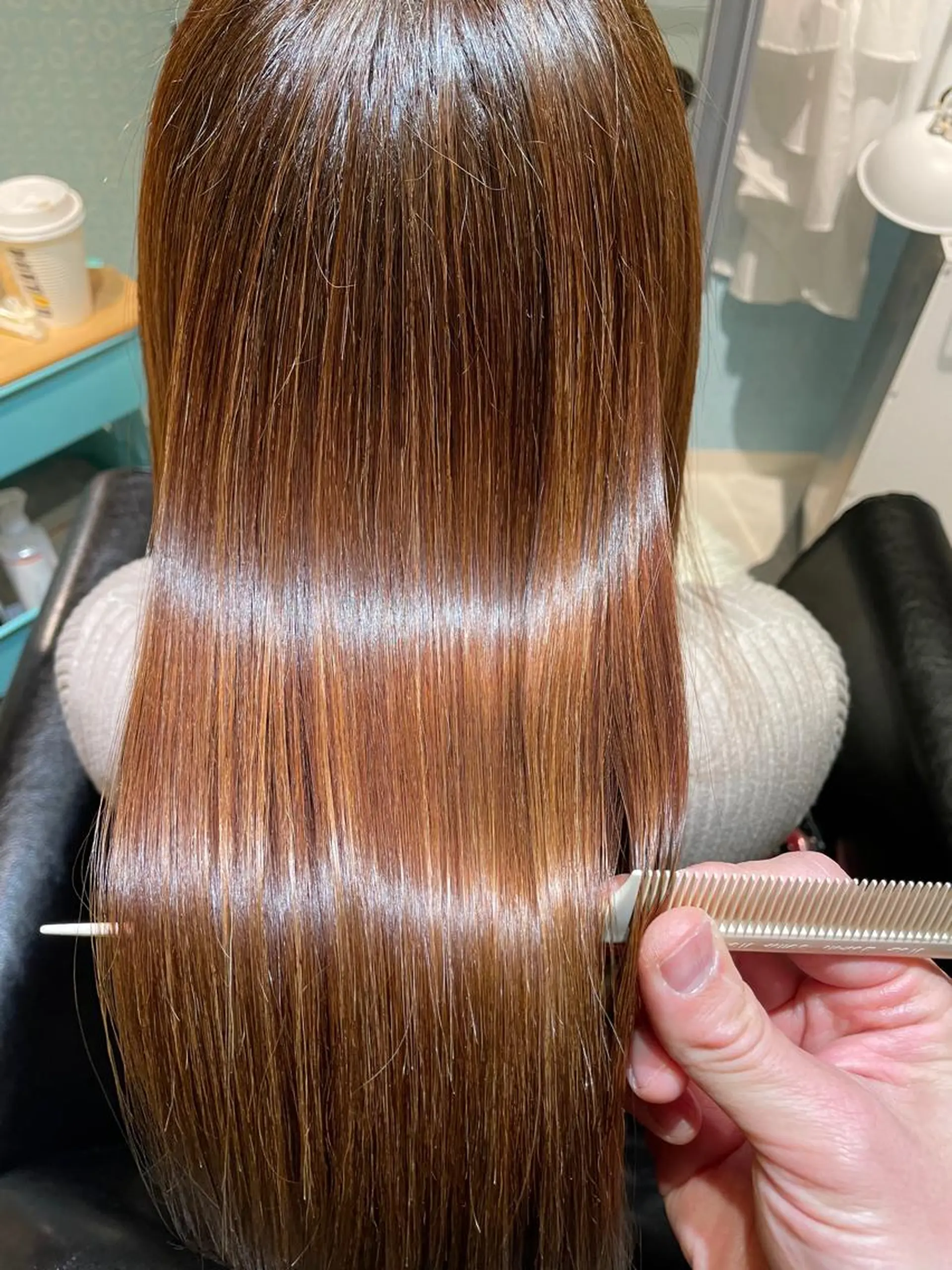 ロング パーマ 縮毛矯正 トリートメント 大人女性特化｜北千住 ・艶髪｜JIROのヘアスタイル