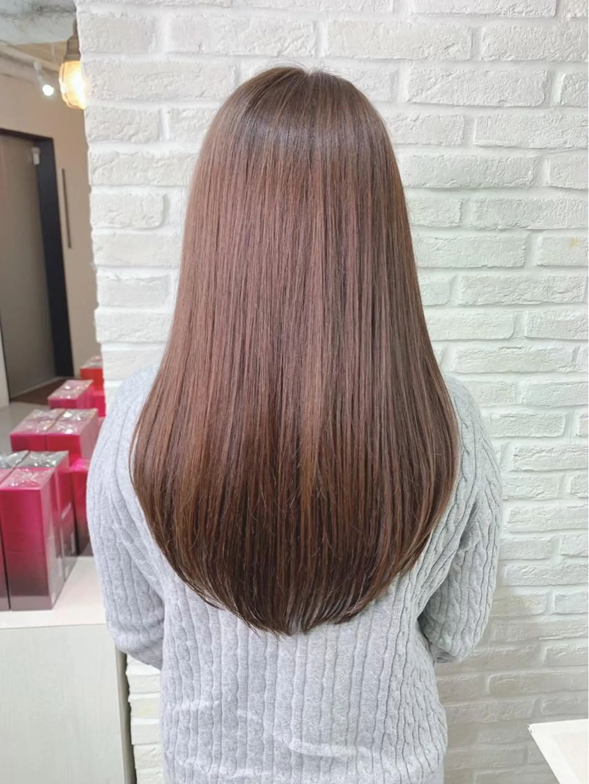ロング カラー ヘアアレンジ ベージュカラー ブリーチ ブラウンカラー グレージュ ハイトーンカラー 👑最高級エクステ 👑新宿/タイセイのヘアスタイル