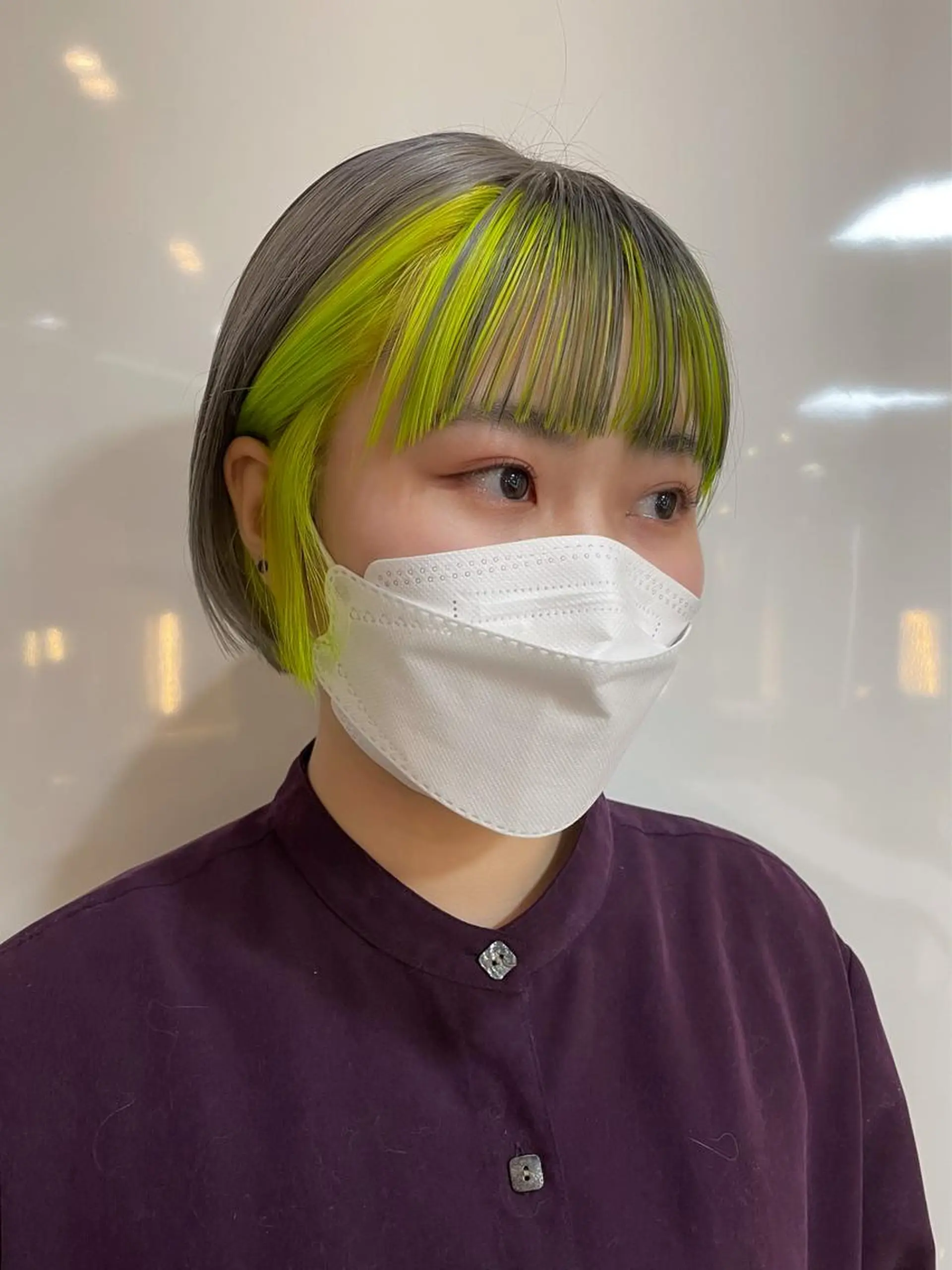 ショート カラー ハイトーン/ブリーチ /ウルフ⛓️MAKIのヘアスタイル