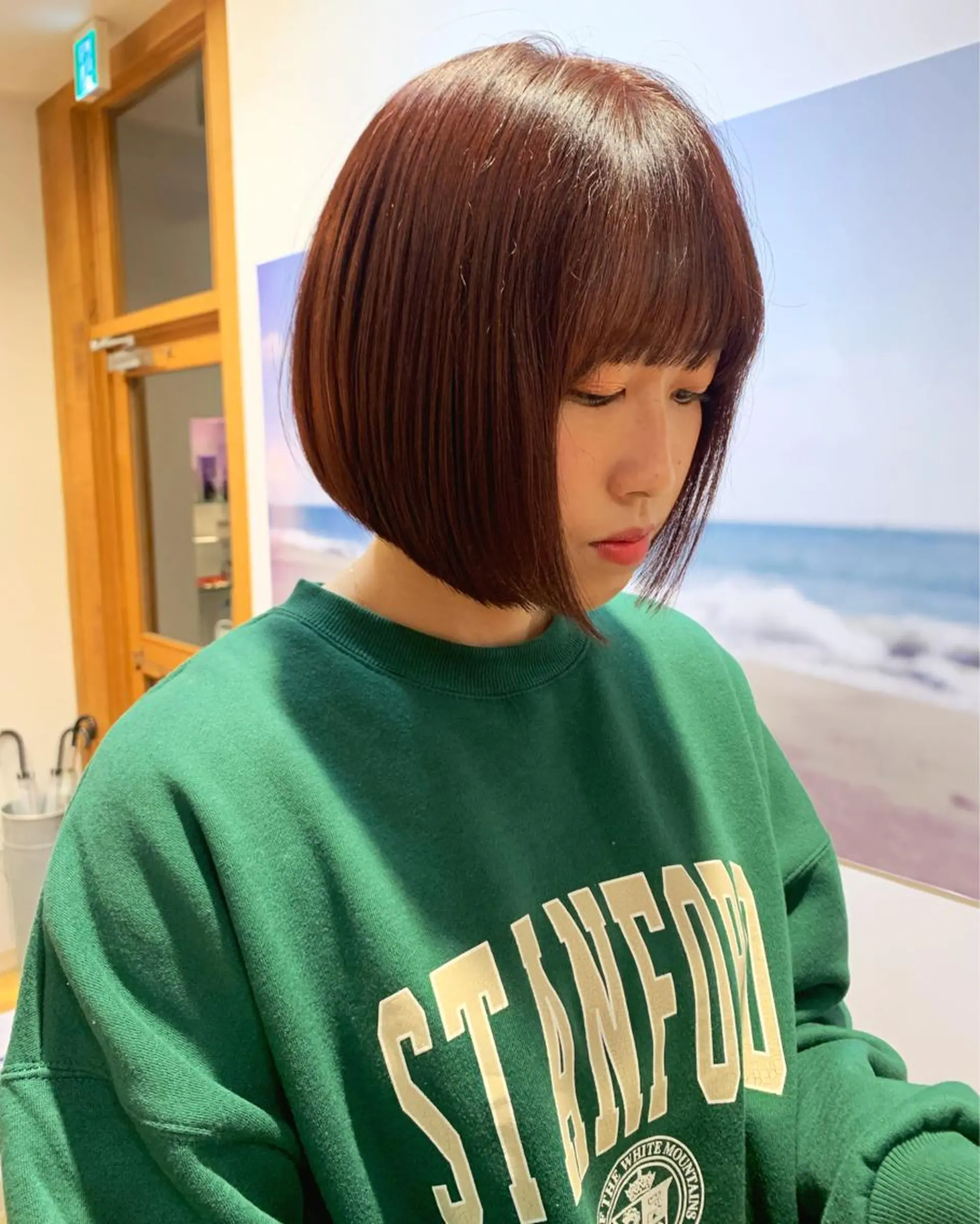 ショート ヘアカラー トリートメント sugiyama noaのヘアスタイル