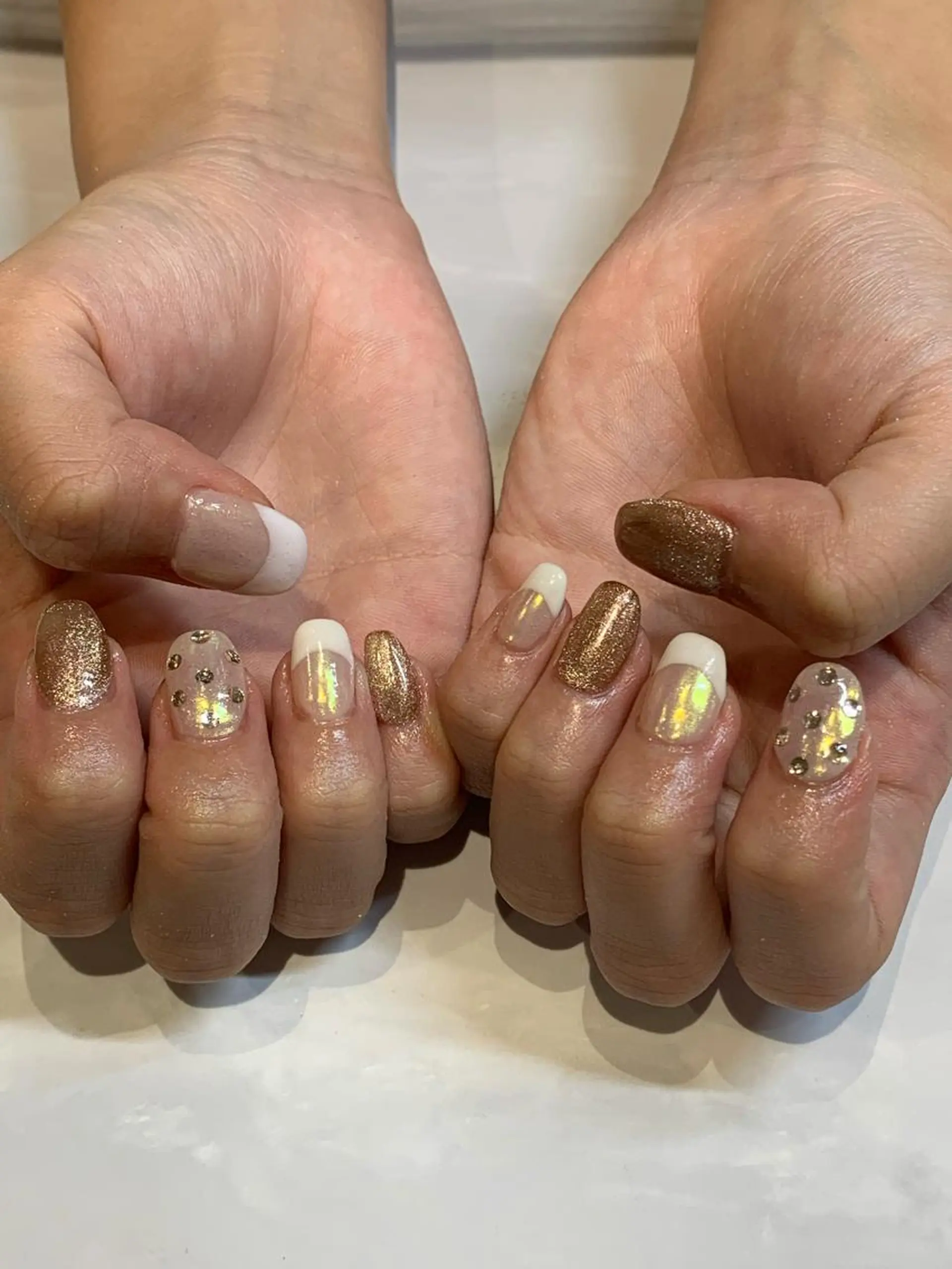 ネイル 持ち込み マキノ ユイのネイルデザイン