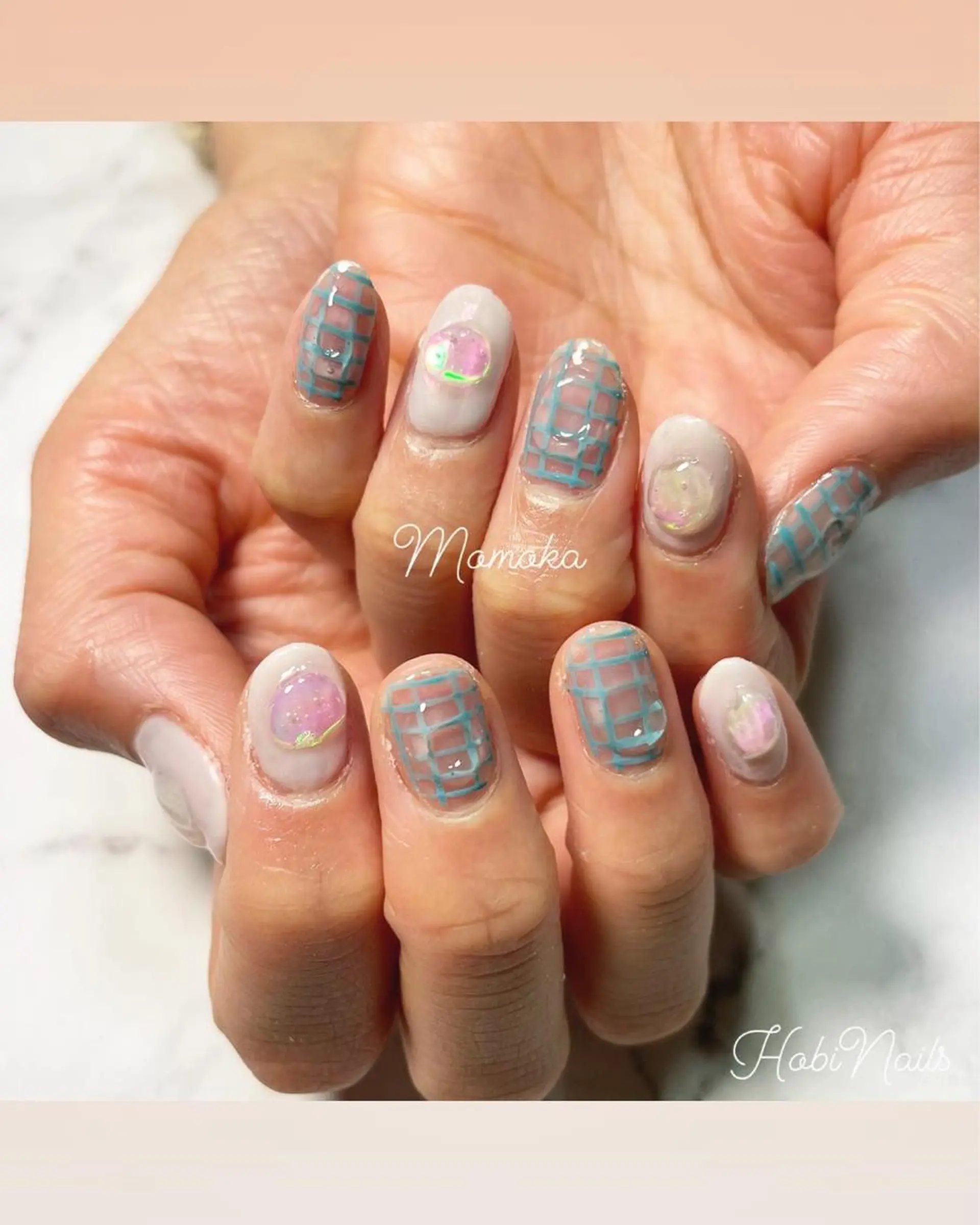 ネイル ぷっくりネイル Momo nailsalonのネイルデザイン