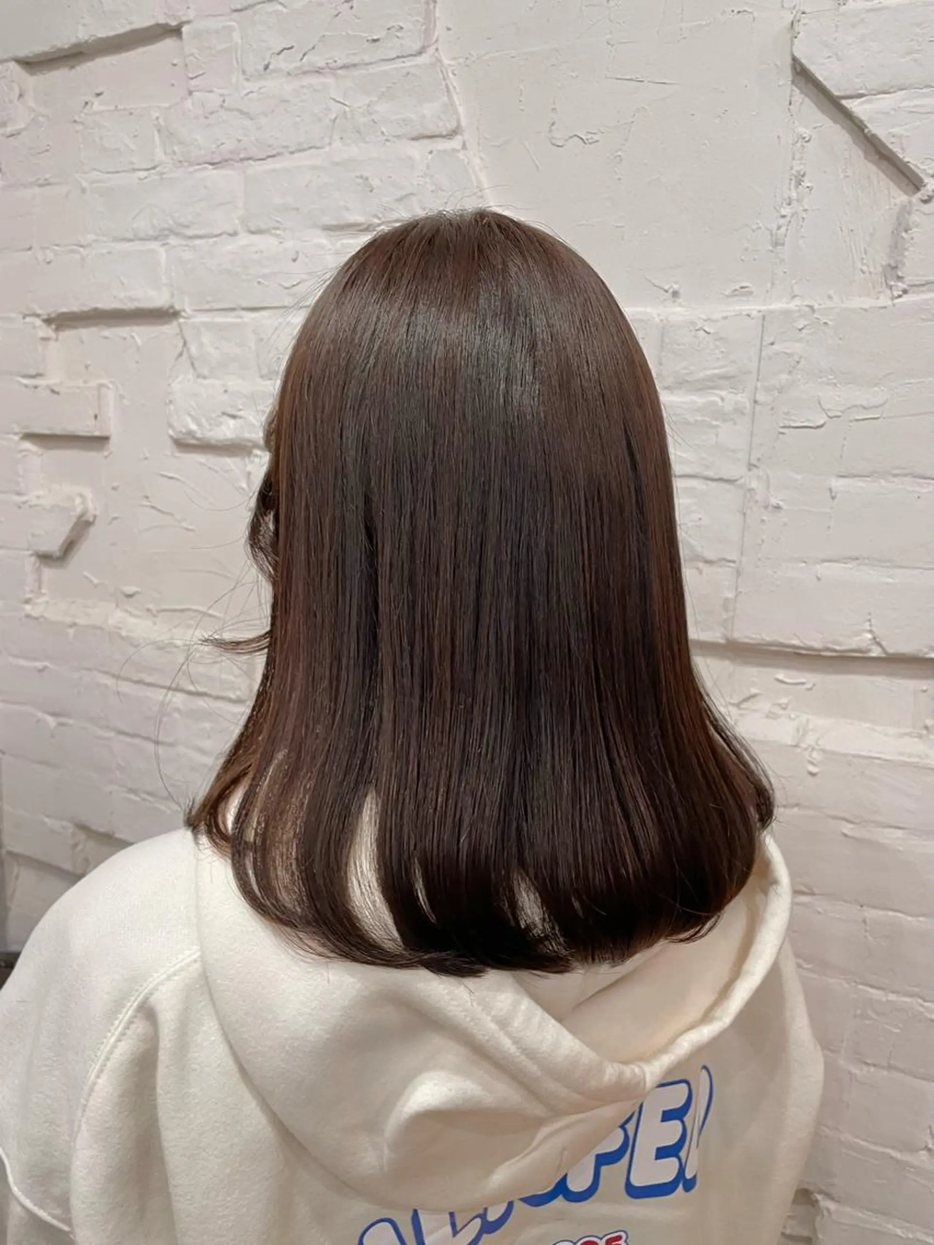 ミディアム カラー ブラウンカラー オレンジ オレンジブラウン カット ヘアカラー トリートメント 【ピンク/韓国ヘア/ ヘアセット】亜海のヘアスタイル