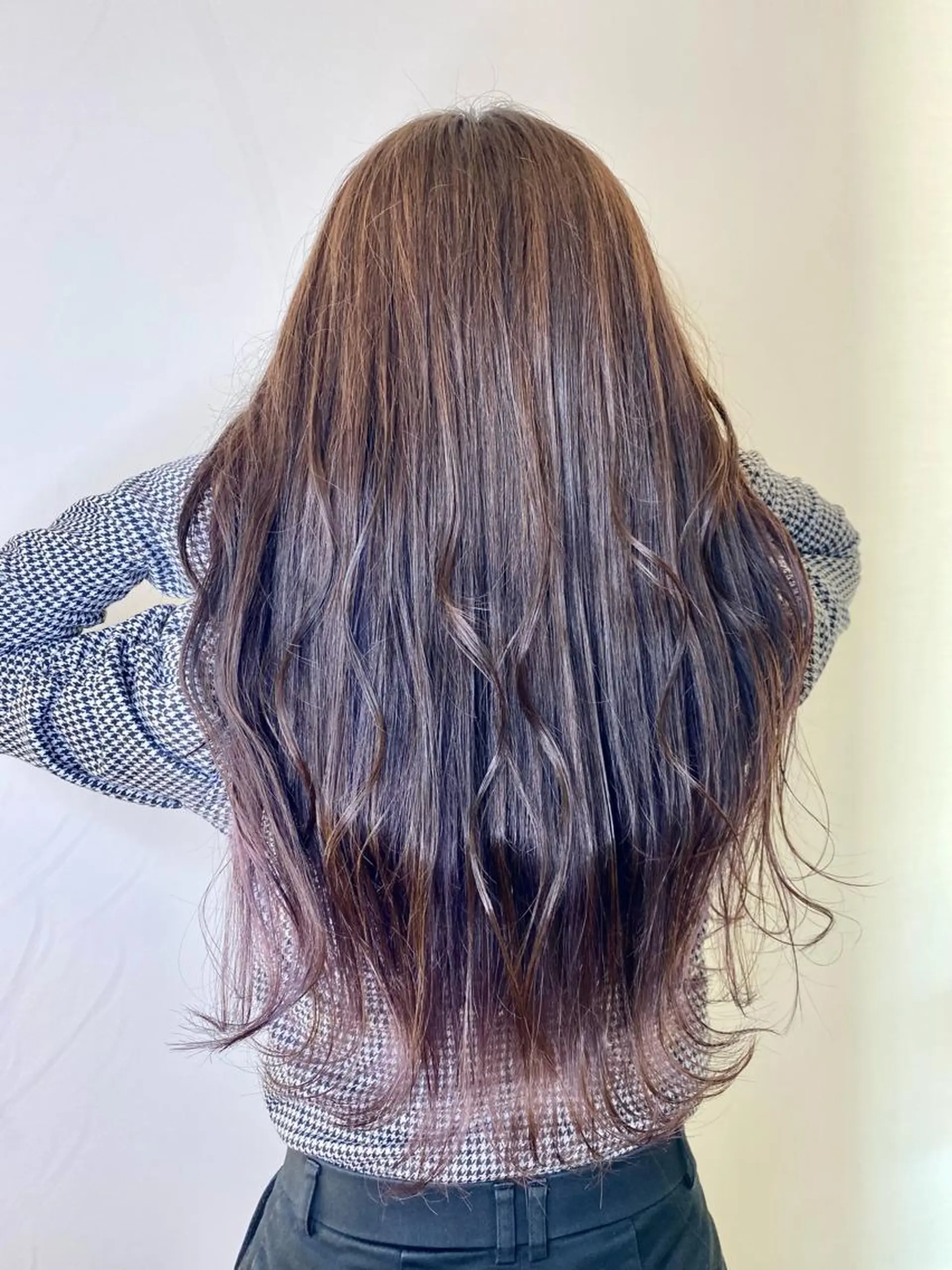 ロング パープルカラー プルエク/clana ♡marinのヘアスタイル