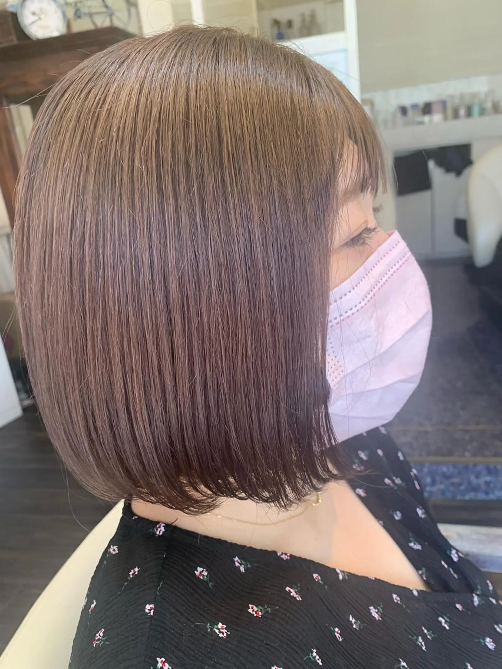 ミディアム カラー ヘアカラー トリートメント ヘアセット 🌸スタイリスト 山浦美恵のヘアスタイル