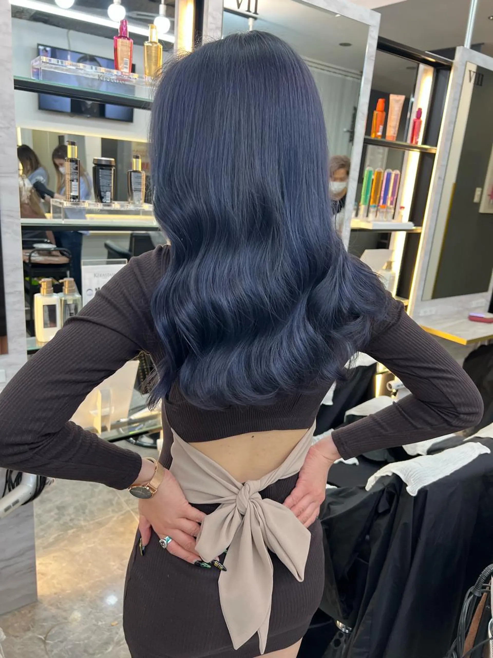 ロング 韓国風ヘア ヘアカラー JIL BLAN千葉 代表　Toshikiのヘアスタイル