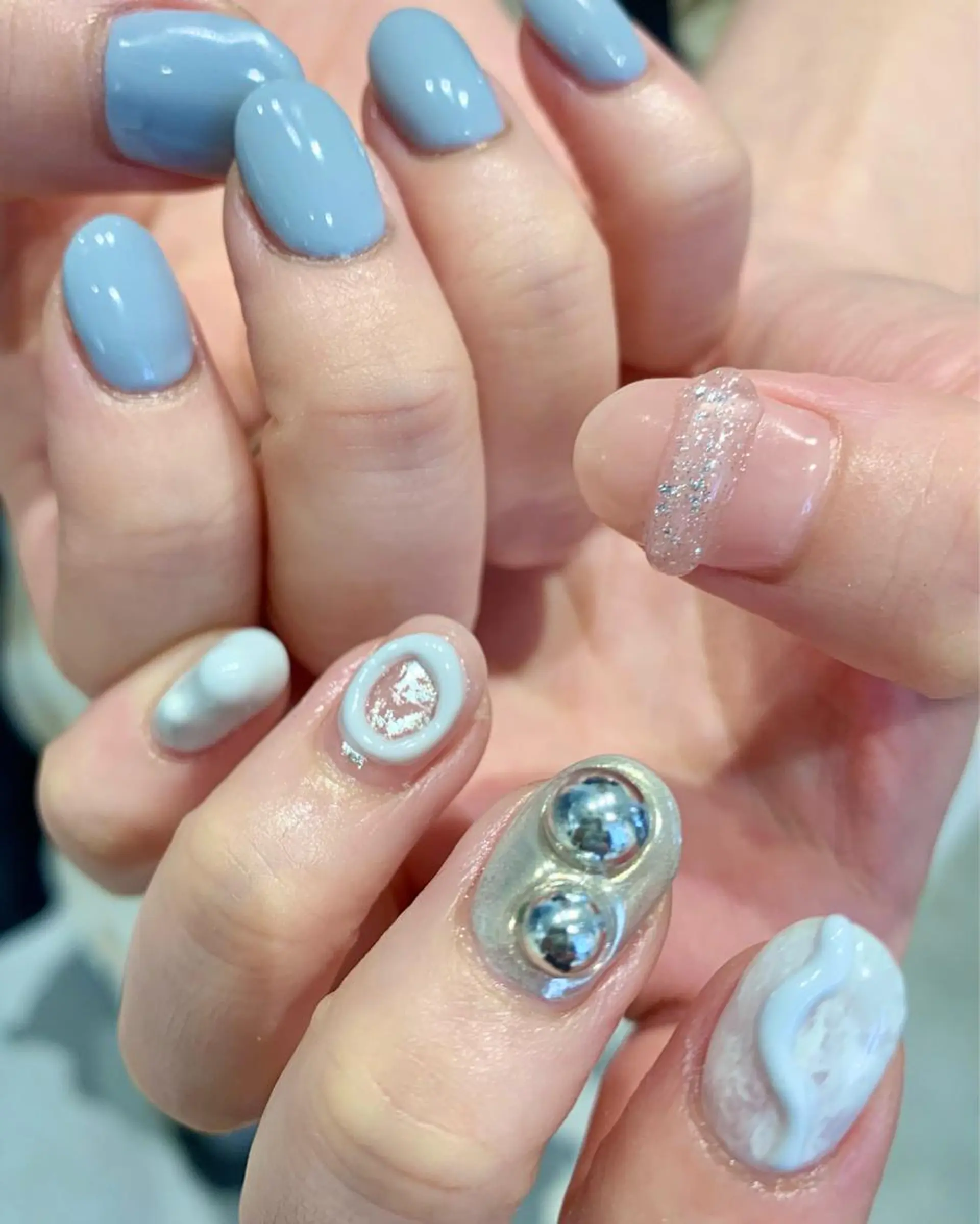 ネイル ニュアンスネイル ハンドネイル Kureha/ネイル トレンドヘアのマツエク・マツパデザイン