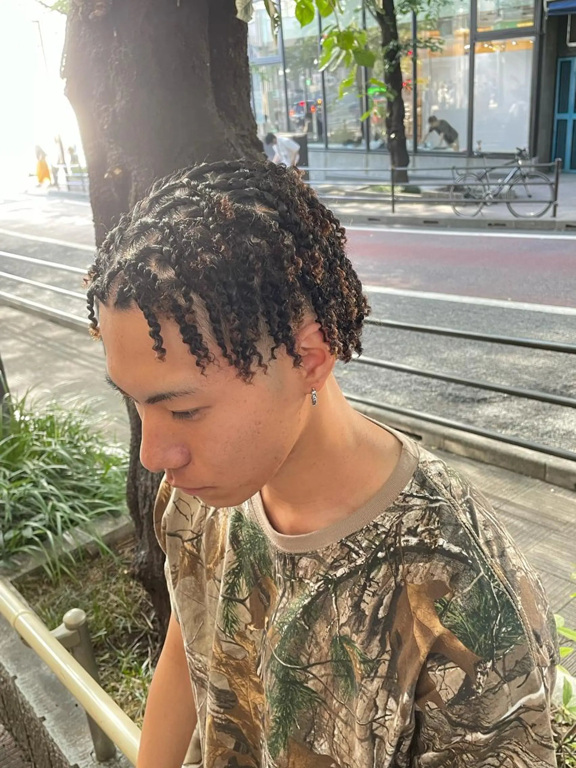 パーマ メンズ Le'a所属・渋谷/フェード/ 國分 翔のヘアスタイル