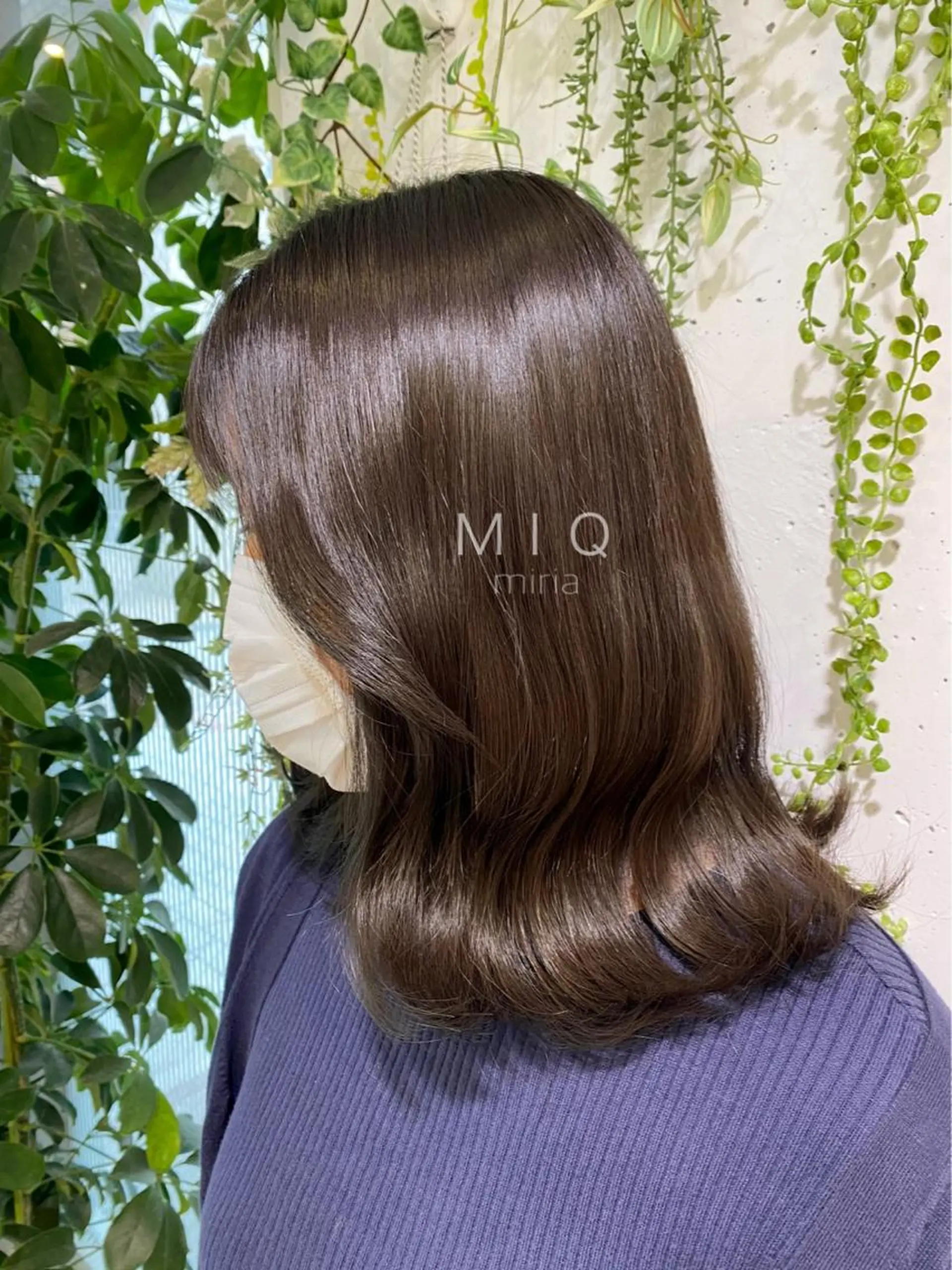 ミディアム カラー 韓国風ヘア カット ヘアカラー トリートメント 韓・中華美女ヘア 🇰🇷×🇨🇳のヘアスタイル