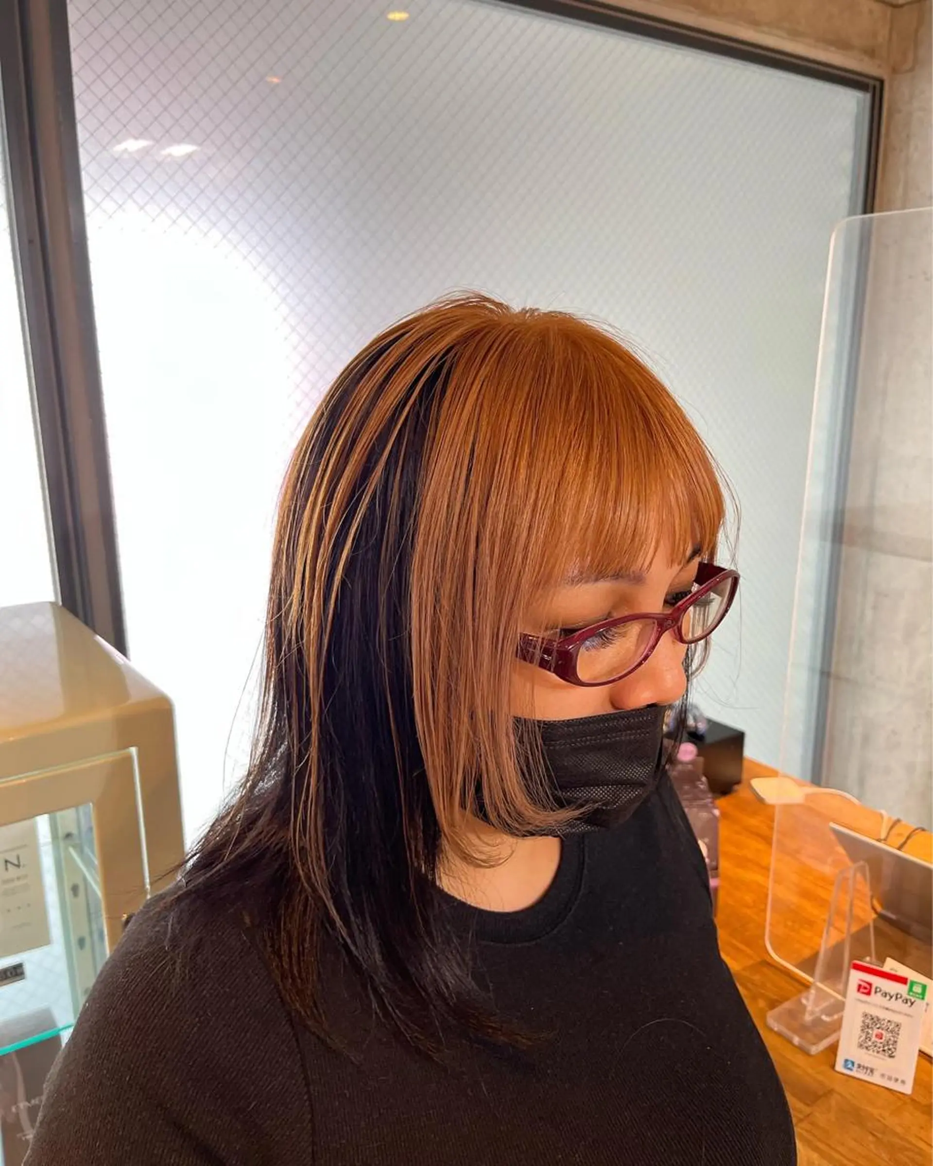 セミロング ハイライト カット ヘアカラー トリートメント 髪質改善 🐶とっくんのヘアスタイル