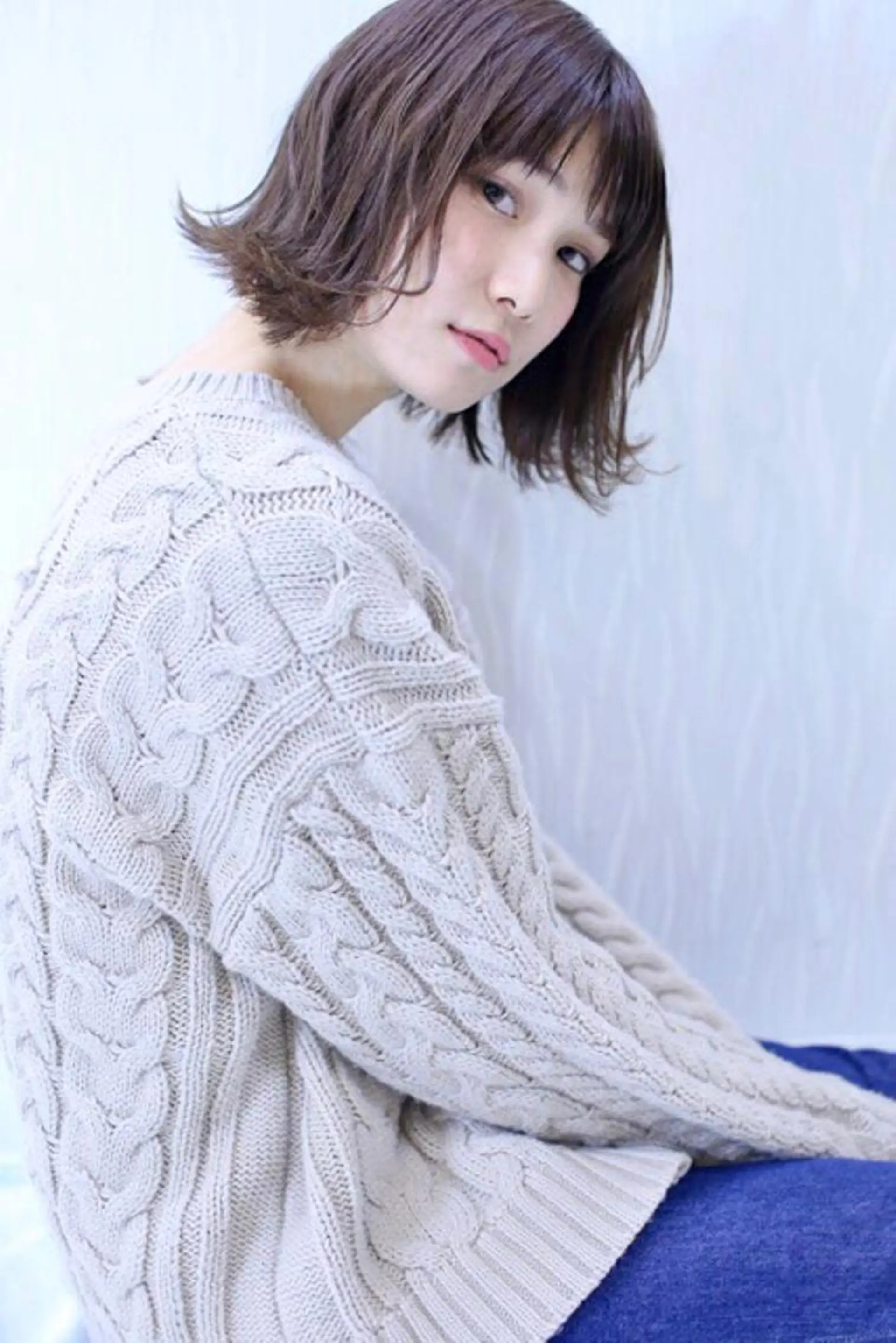ショート 切りっぱなしボブ ボブ YOKOI SHINJIのヘアスタイル