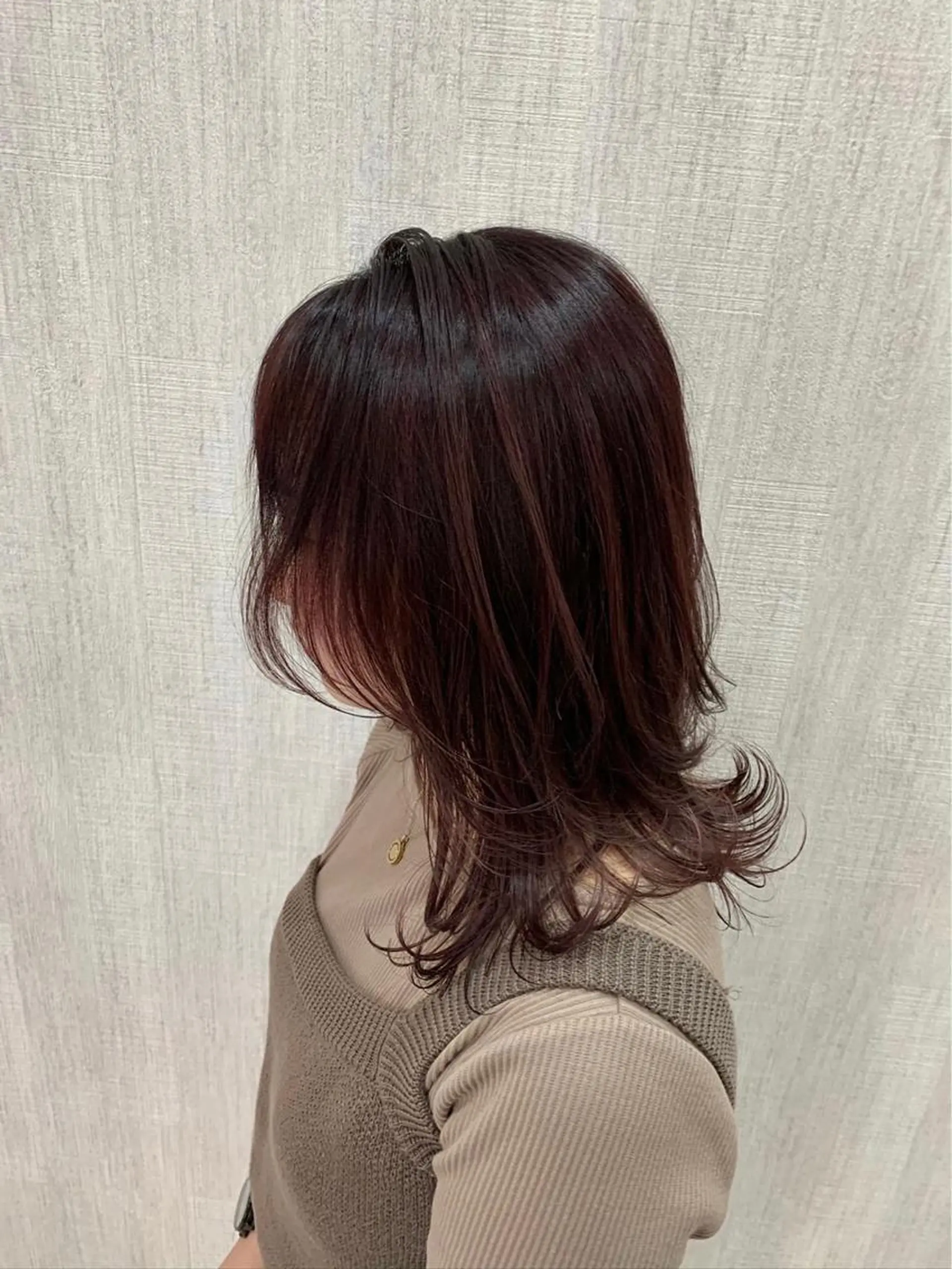 ミディアム カット 縮毛矯正 店長✨レイヤー✖️ 髪質改善✖️韓国ヘアのヘアスタイル