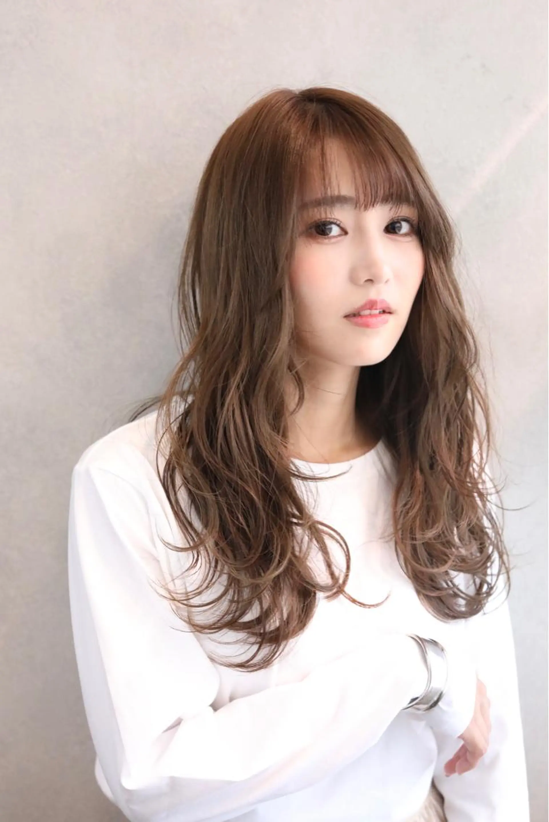 ロング カラー カット ヘアカラー トリートメント ナチュラルヘア/ 似合わせ/三宅 昌太のヘアスタイル