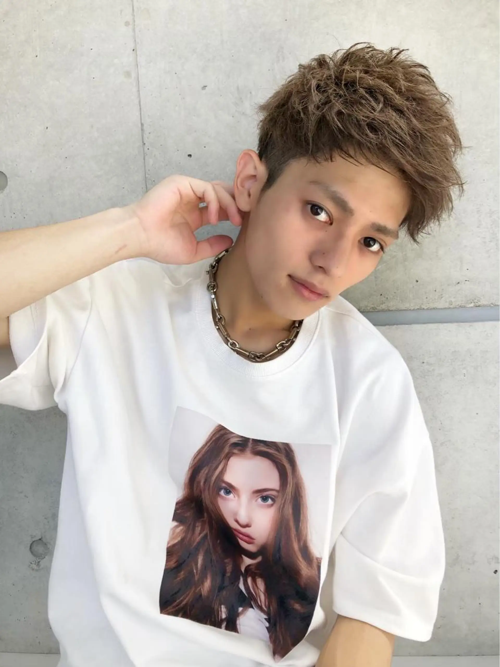 ショート カラー ヘアアレンジ メンズ 🌼原宿JUICE／ official🌼のヘアスタイル