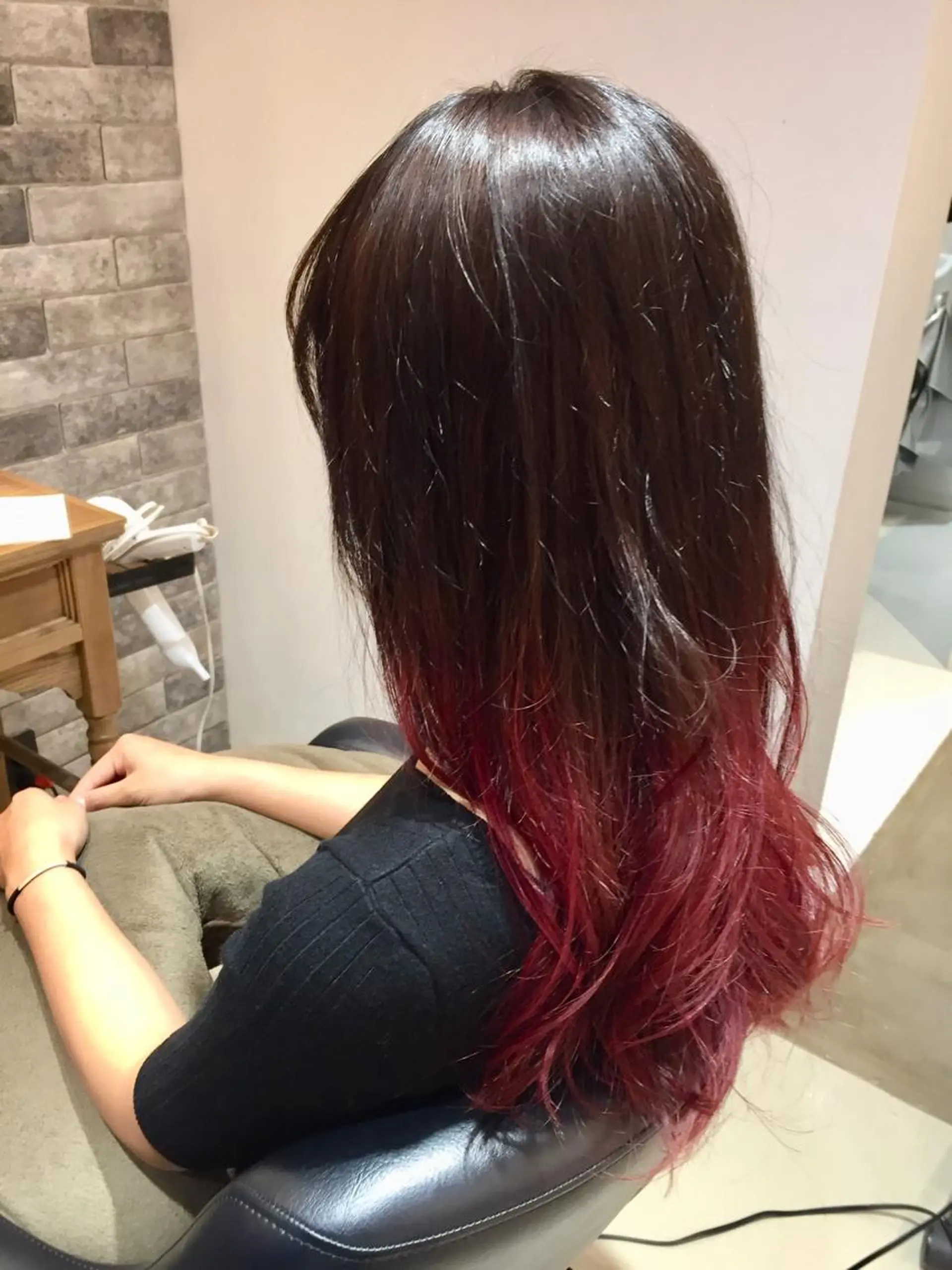 セミロング カット ヘアカラー トリートメント 所渉/韓国レイヤー /ウルフカットのヘアスタイル