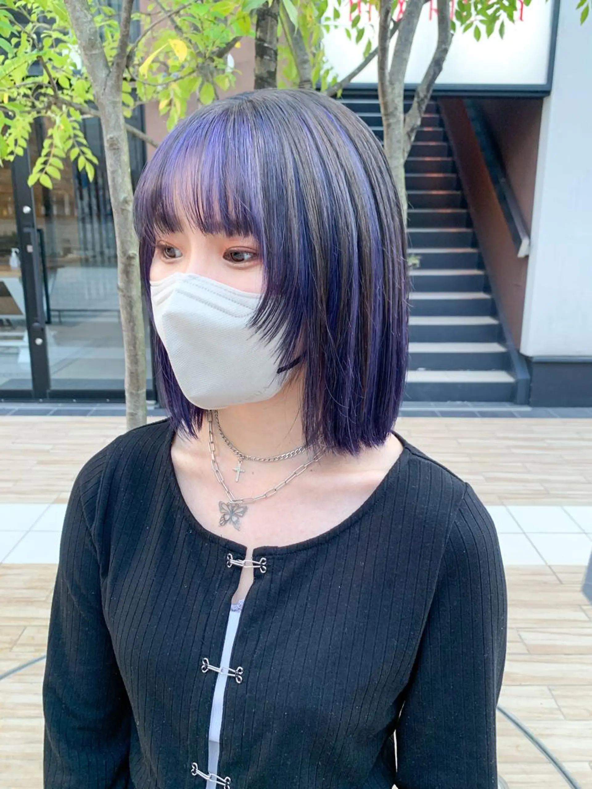 ショート カラー ヘアアレンジ ブリーチ ヘアカラー トリートメント yuka .のヘアスタイル