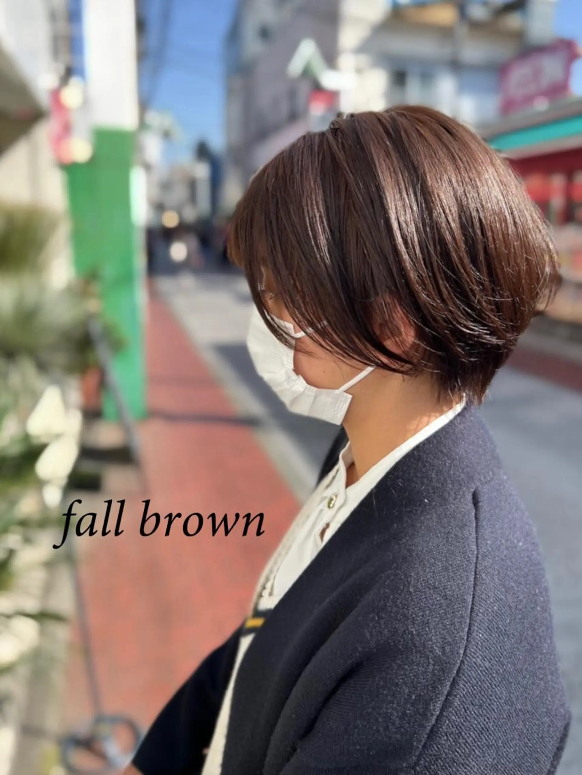 ショート カラー ヘアアレンジ ショートボブ ブラウンカラー ボブ 似合わせカット ショートヘア 高橋胡桃🪽 ディレクターのヘアスタイル