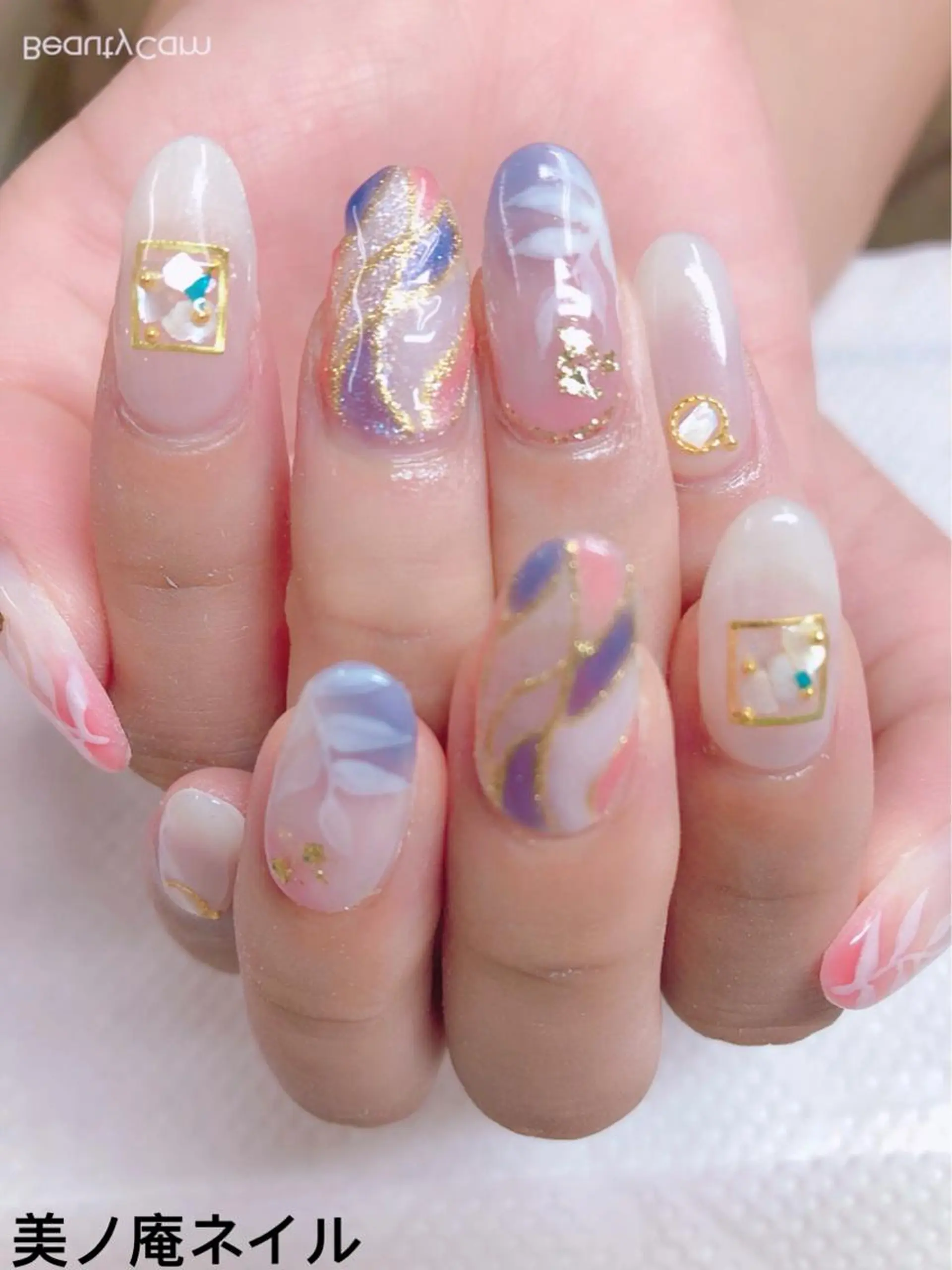 ネイル 美ノ庵ネイルサロン メトロポリタン前店のネイルデザイン