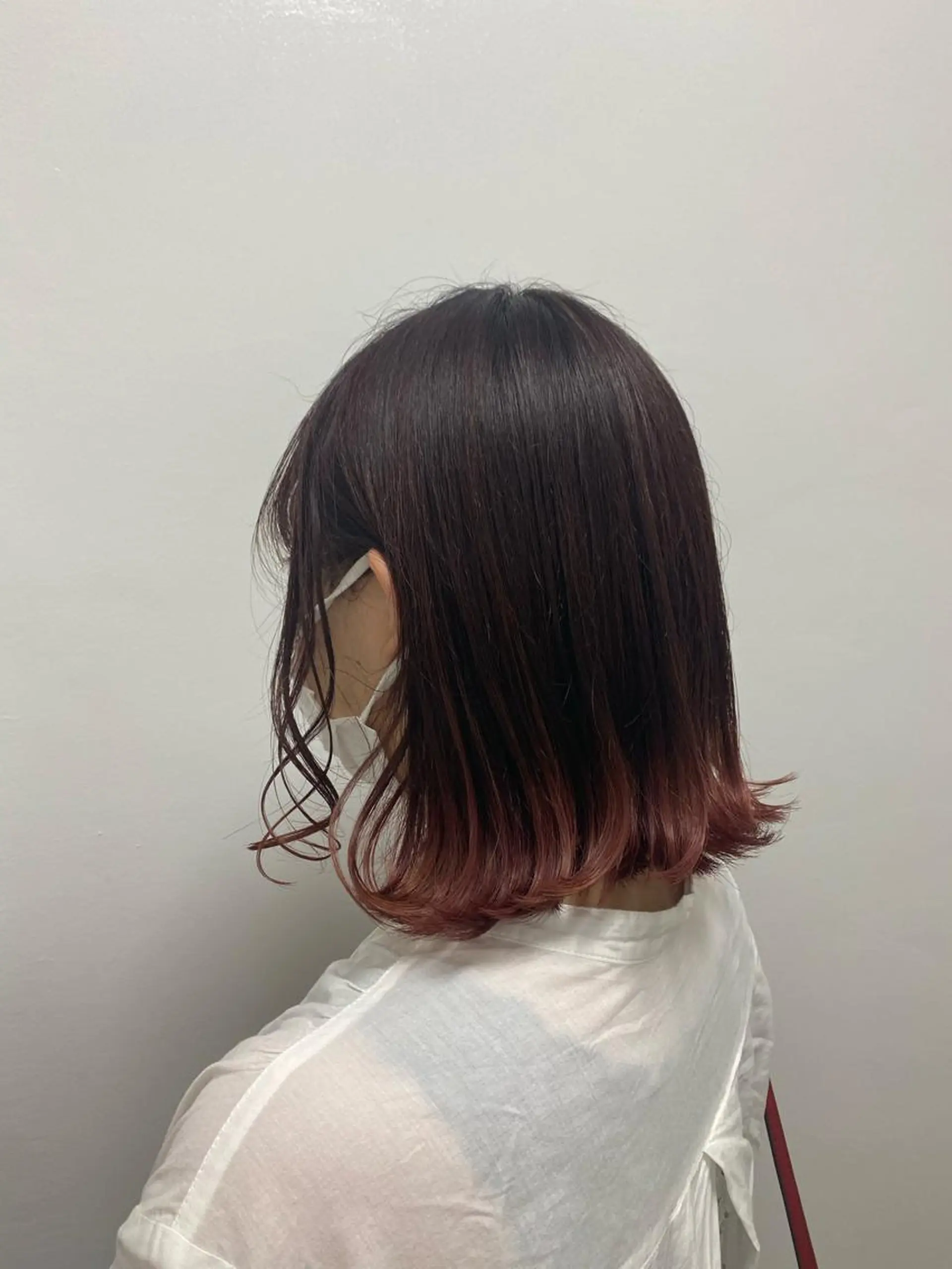 ミディアム カラー パーマ ヘアアレンジ 韓国風ベージュ🤎 赤みなし🌿横浜🤎のヘアスタイル