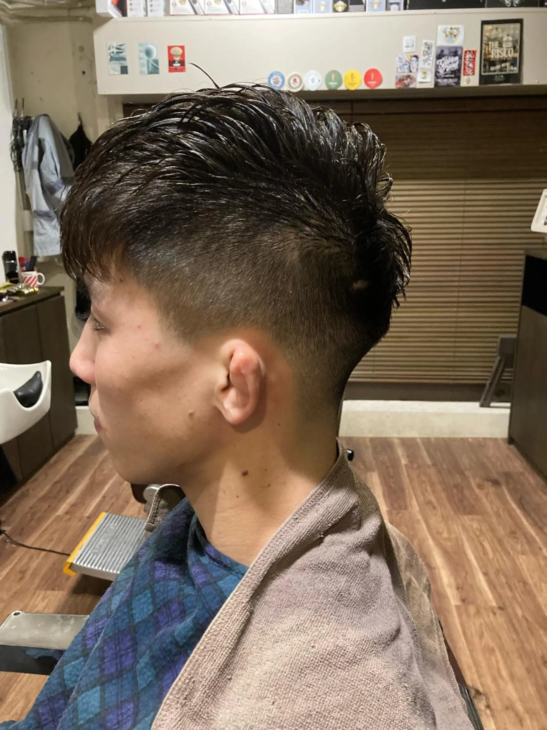 ショート メンズ フェードカット 小塚 洋介のヘアスタイル