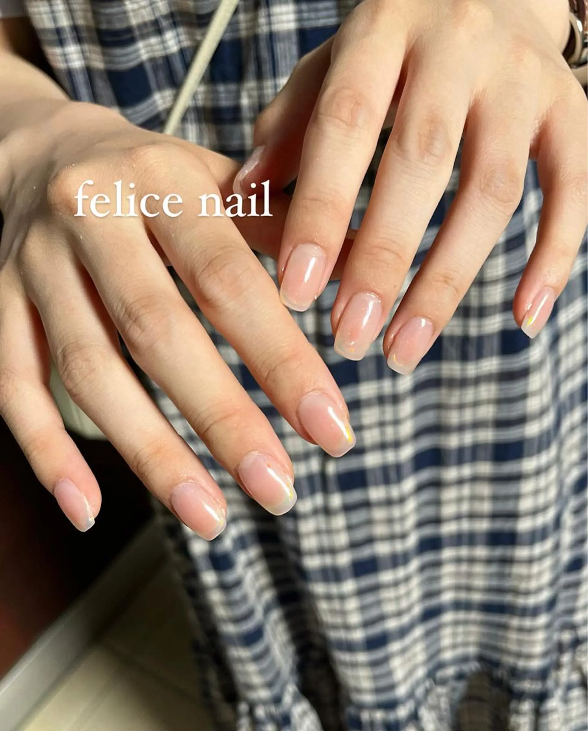 ネイル オーロラネイル チークネイル フレンチネイル マグネットネイル ニュアンスネイル felice nailのネイルデザイン