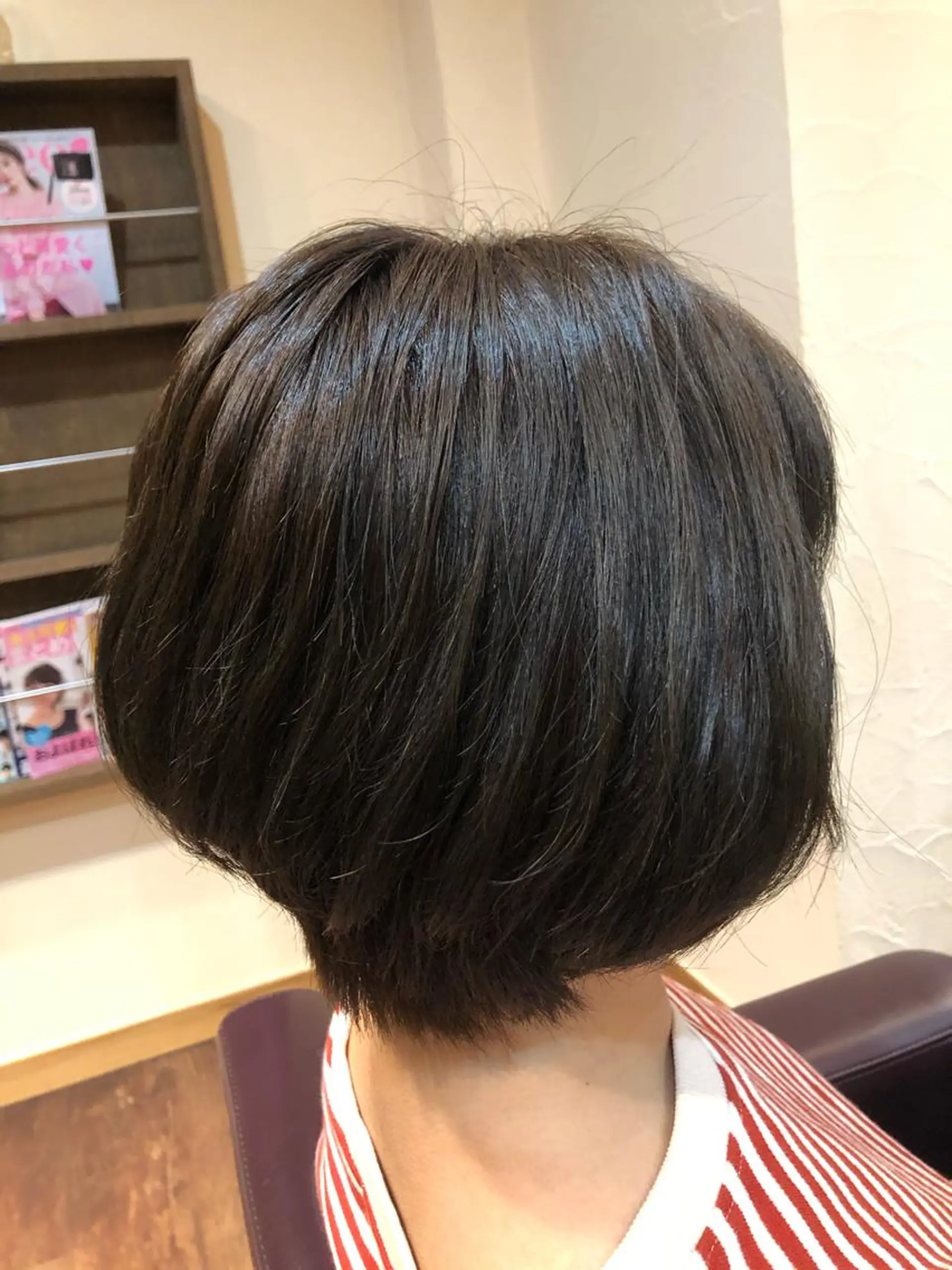 ショート カラー アクアカラー ミント ✨🌿大人可愛い愛さ れhair🌿✨松本のヘアスタイル