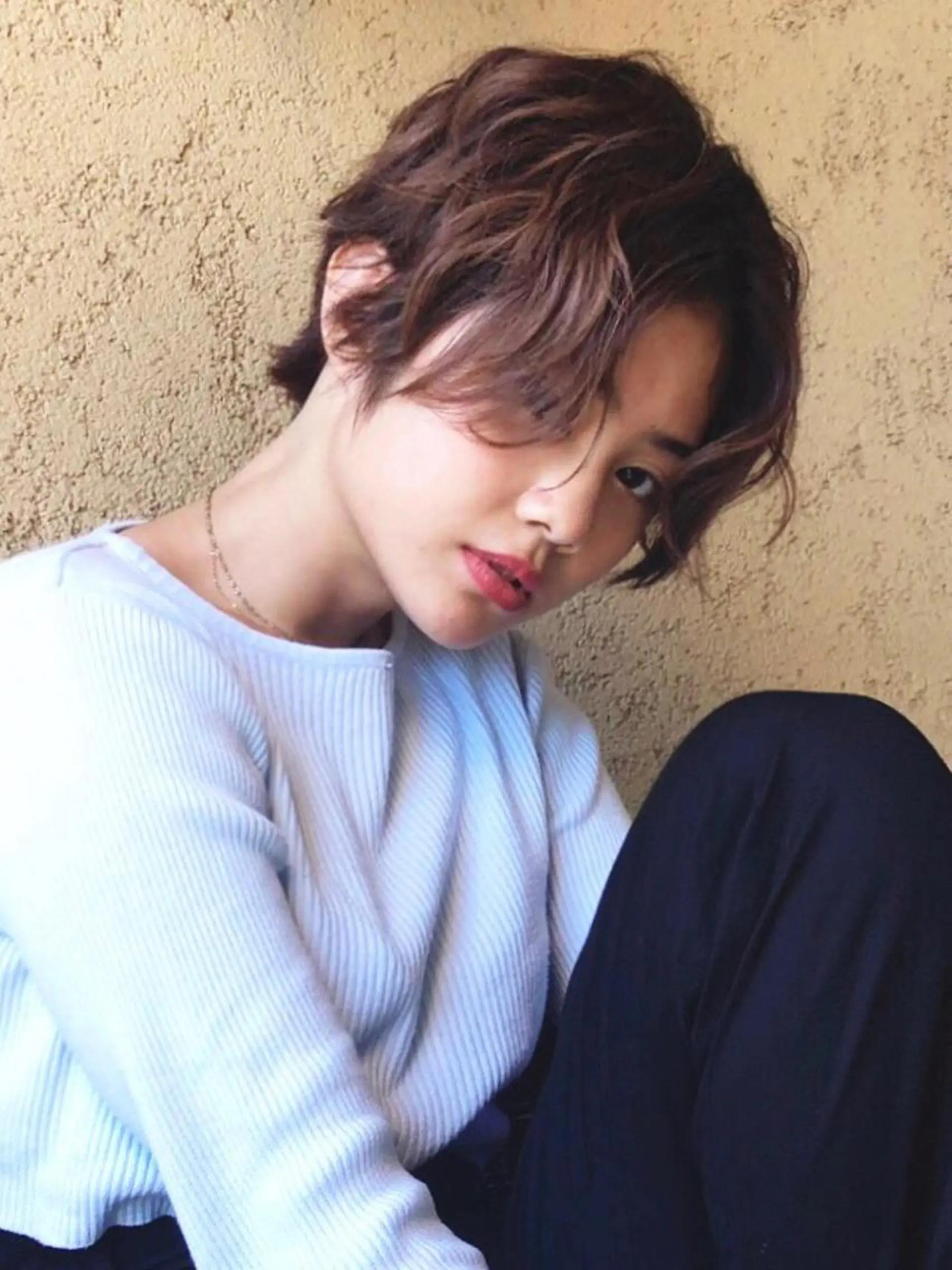 ショート パーマ moanin モーニンのヘアスタイル