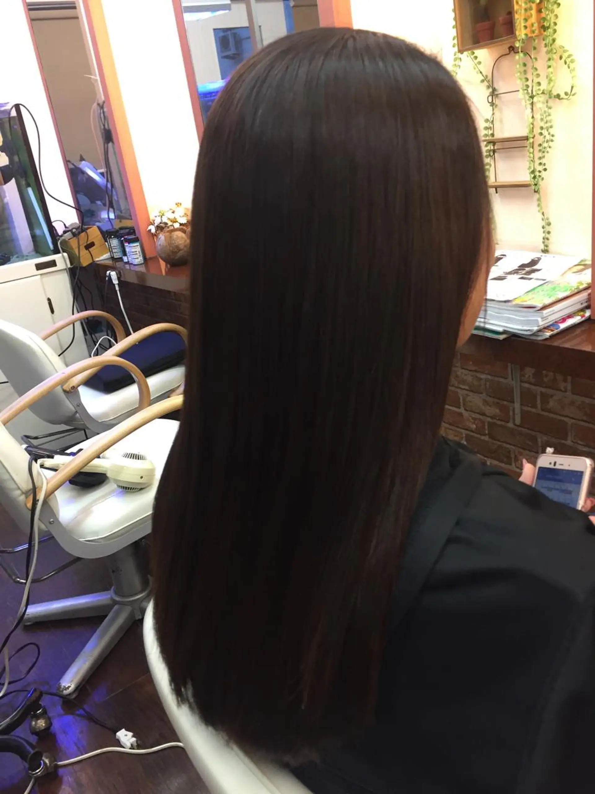 ロング パーマ 桧山 真のヘアスタイル