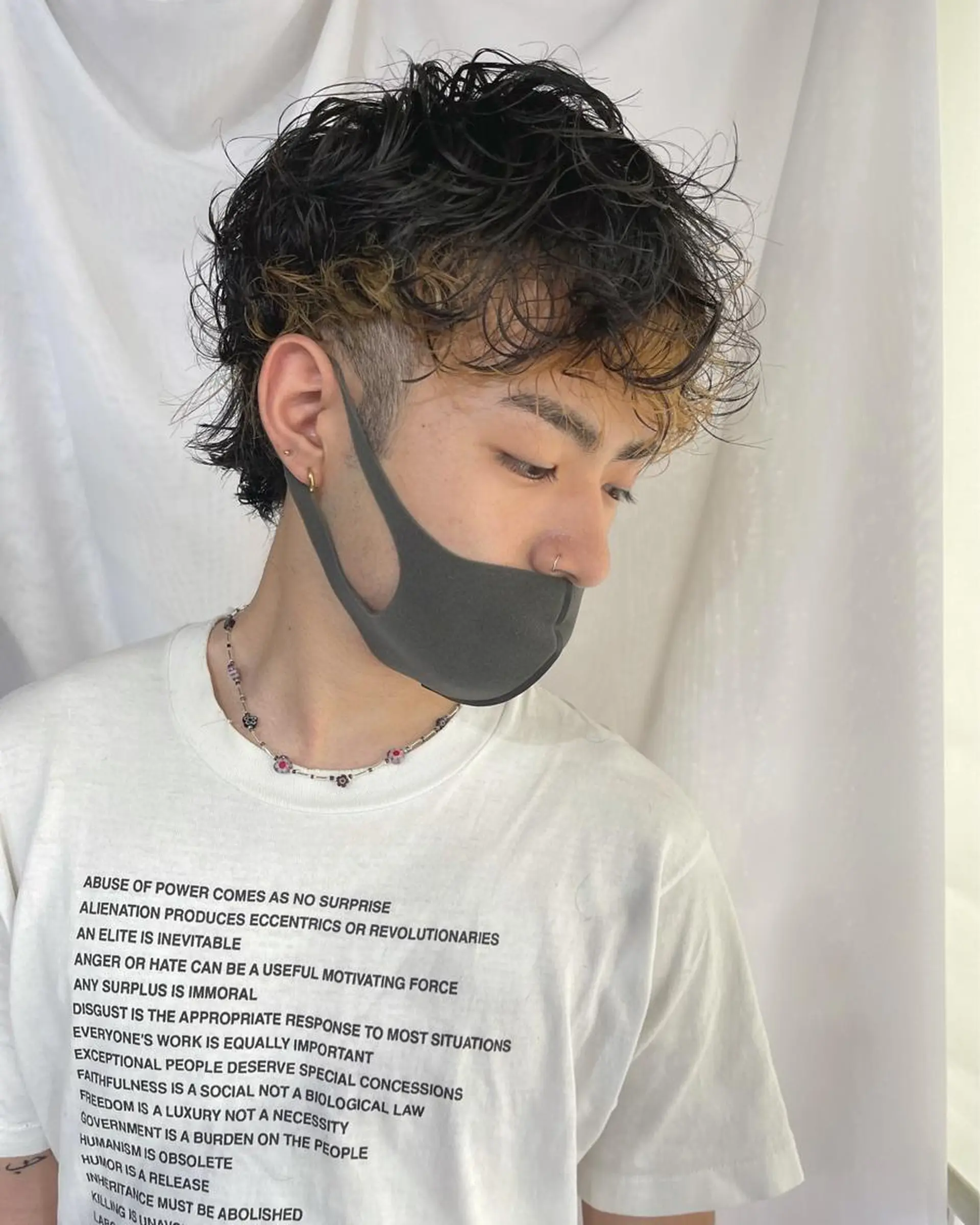 ショート パーマ メンズ Peyp所属・早瀬裕之 パーマのヘアスタイル