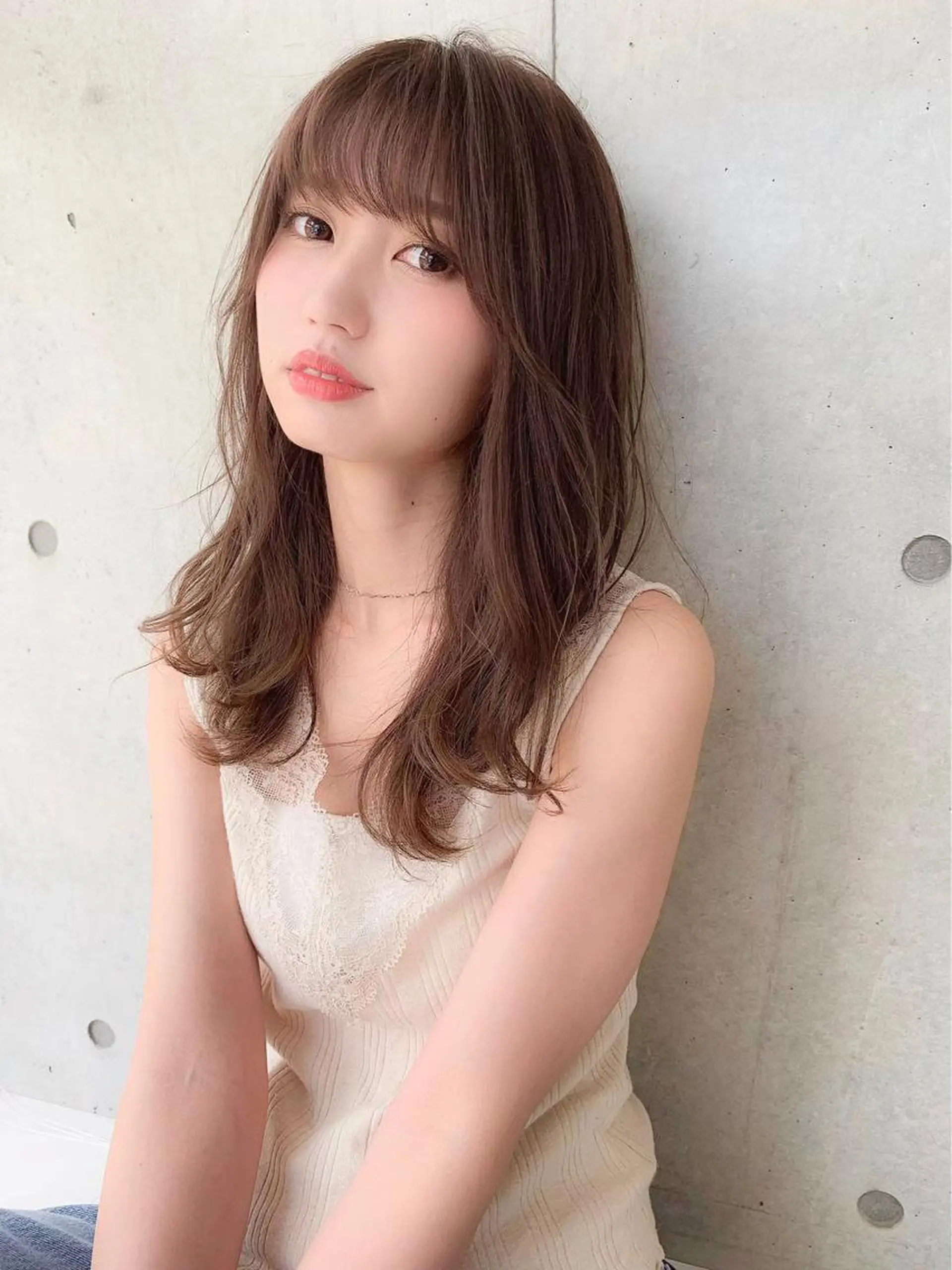 セミロング カラー 🩰透明感カラー♡ UTA🩰のヘアスタイル