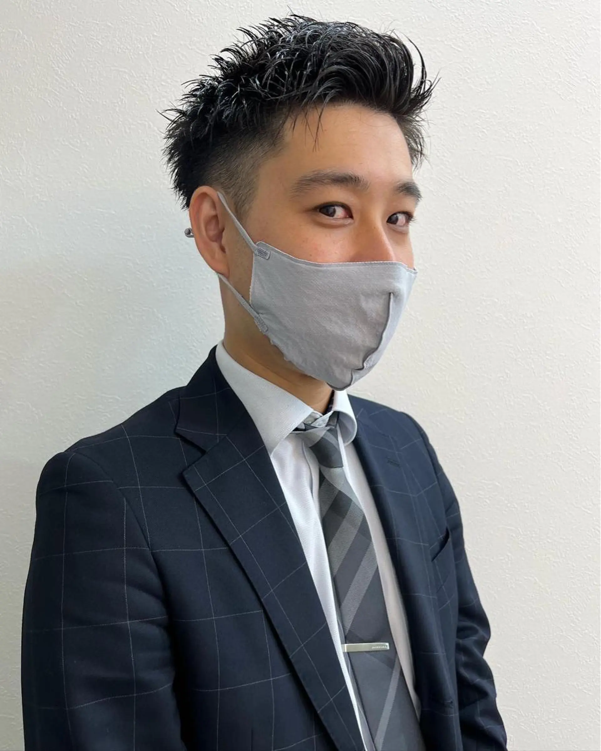 ショート カラー パーマ ヘアアレンジ メンズ 【池袋/スパイキー ショート】ⓝⓘⓜⓤのヘアスタイル