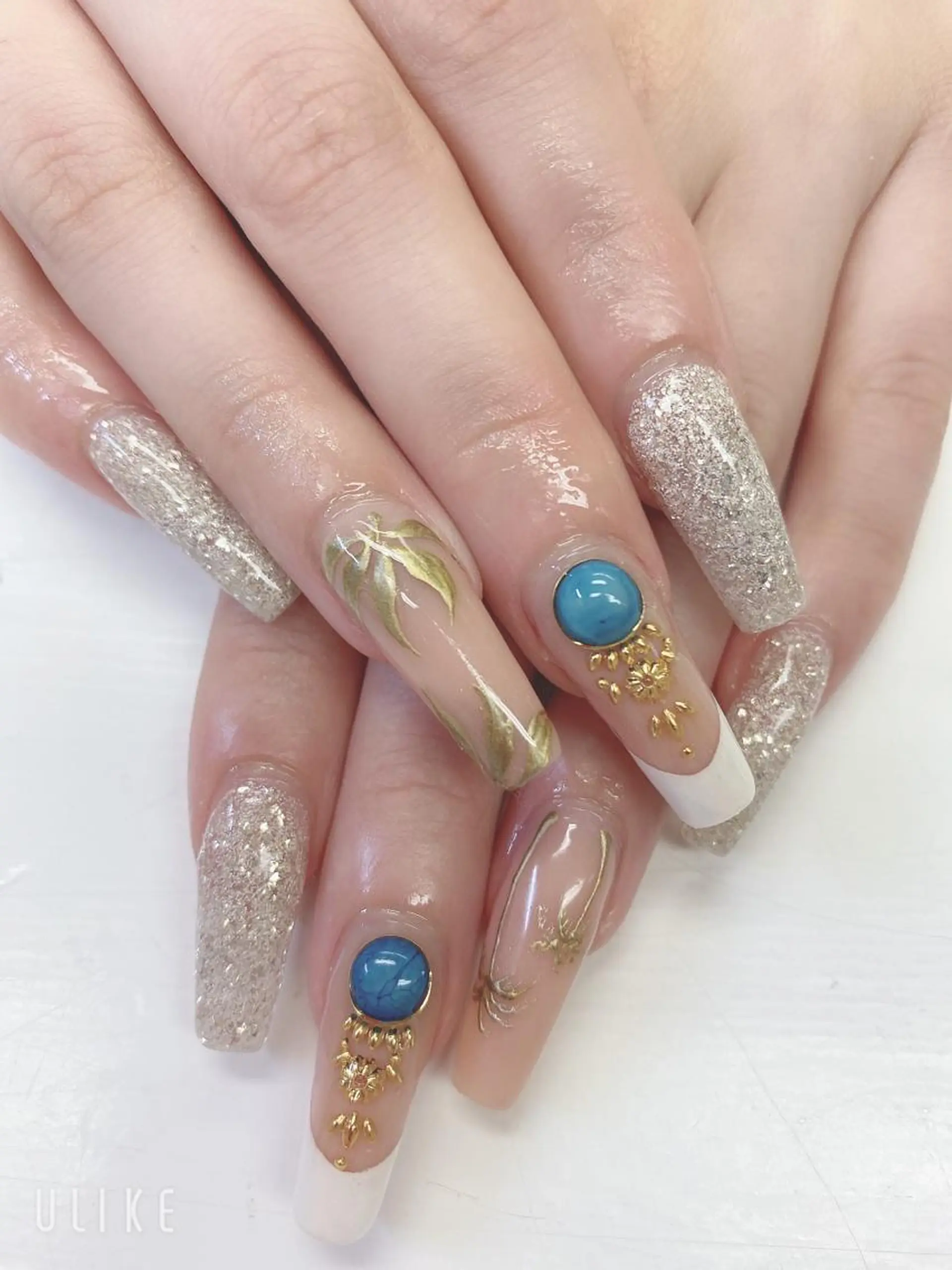 ロング JNA認定講師🌸 RIEのネイルデザイン
