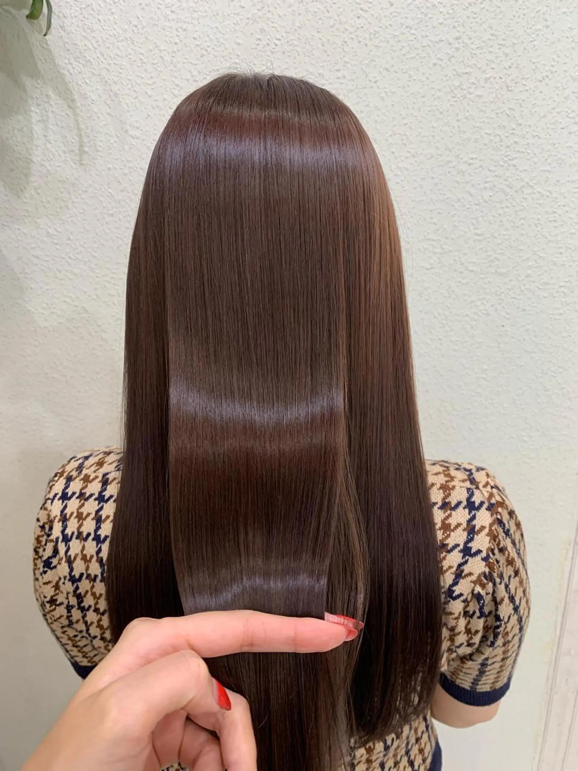 ロング ピンクブラウン LINO west 髪質改善サロン🏝のヘアスタイル