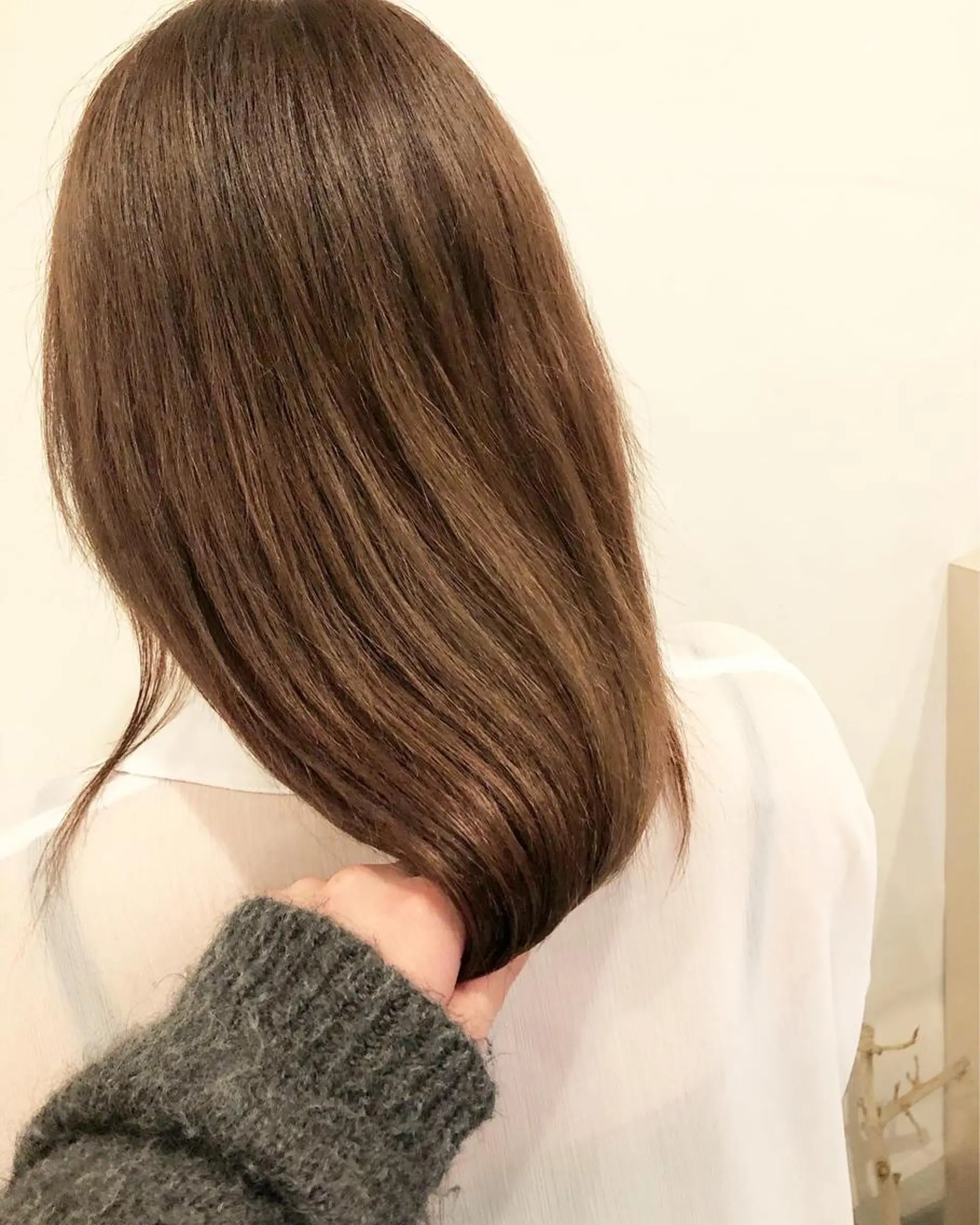 セミロング カラー ヘアアレンジ ヘアカラー トリートメント メンズ特化✂️栗原 侑也のヘアスタイル