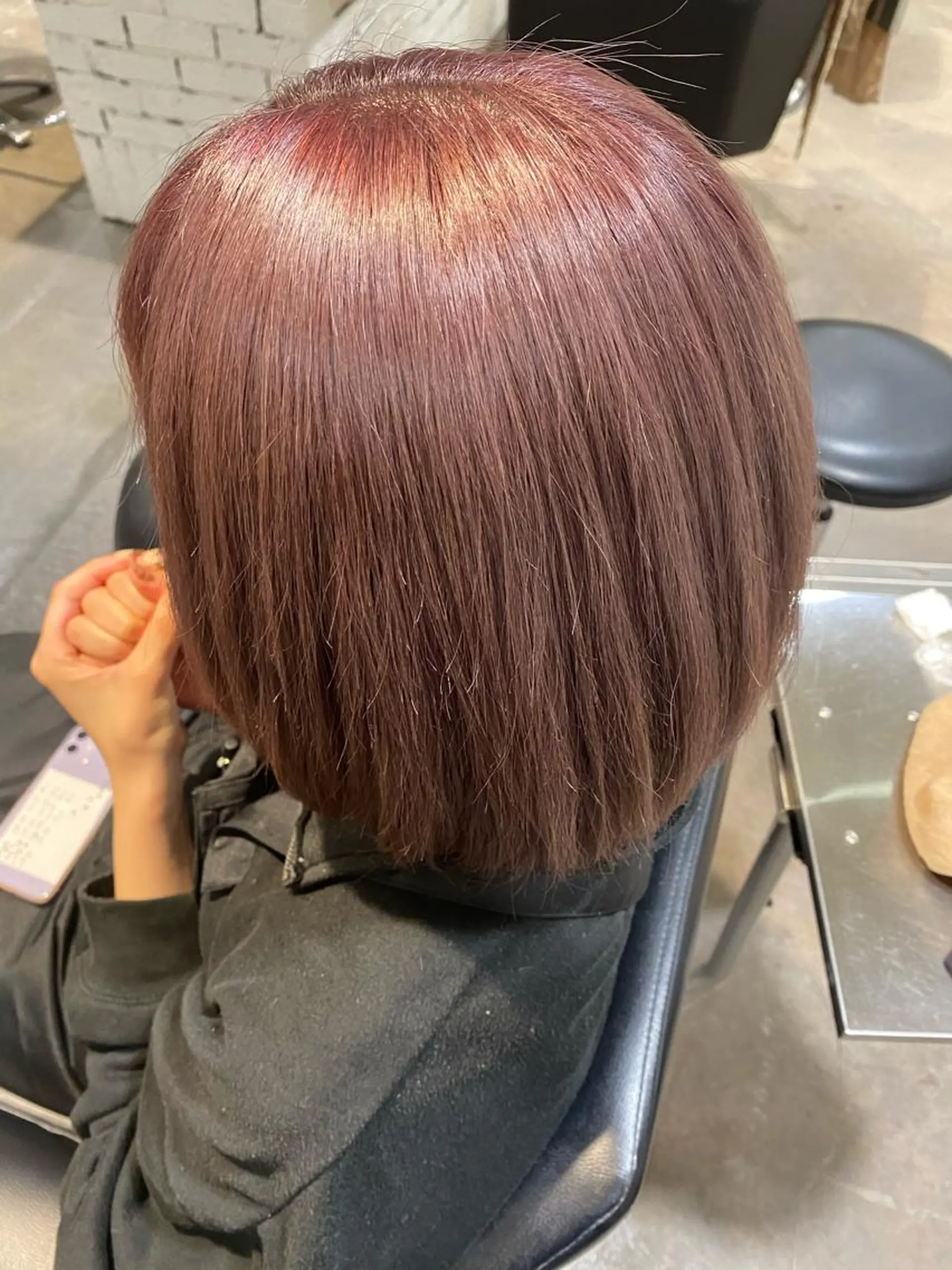 カラー 前田 輝のヘアスタイル