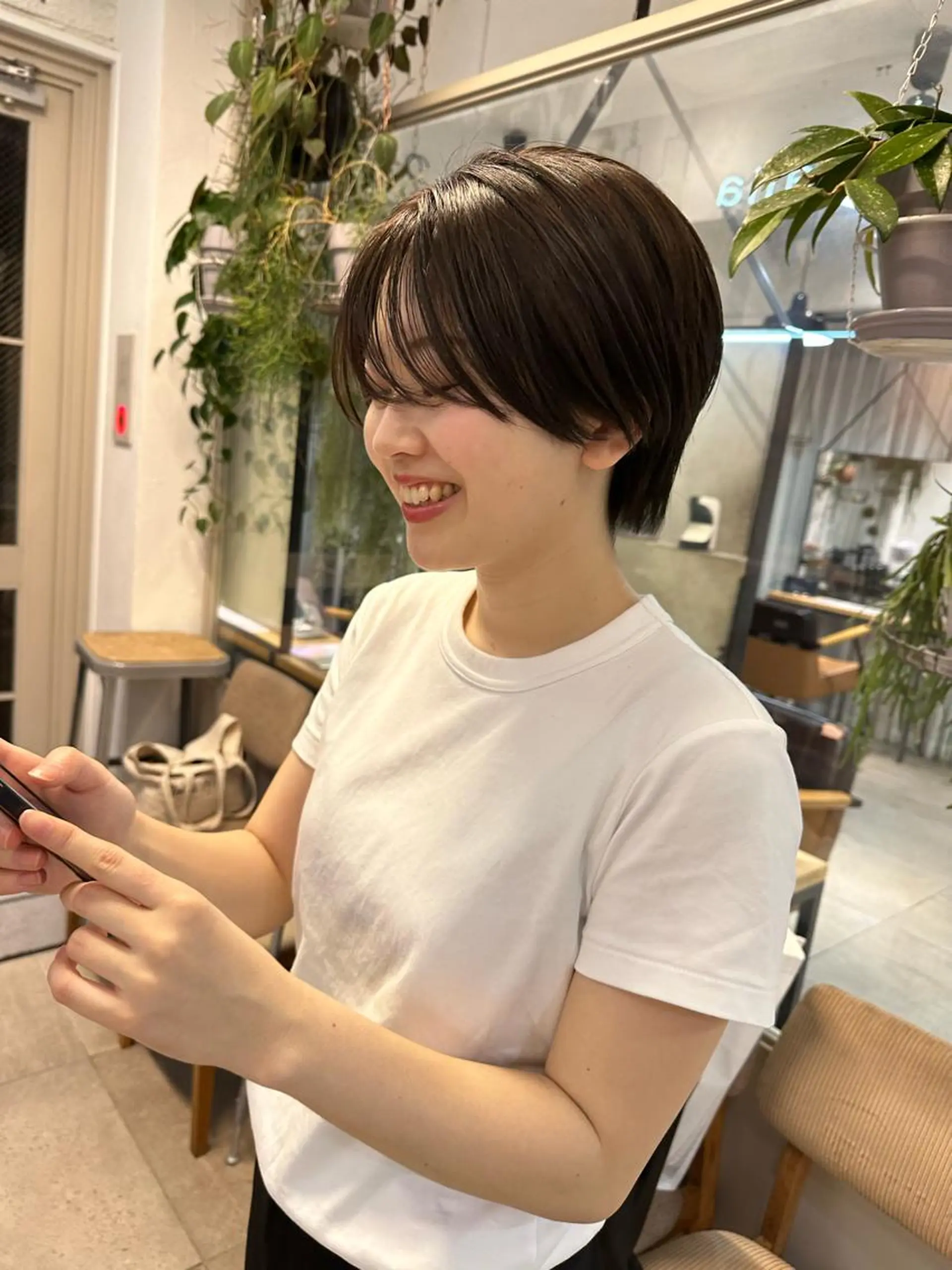 ショート カラー REINA☁️透明感 カラー/ぷつっと♡のヘアスタイル