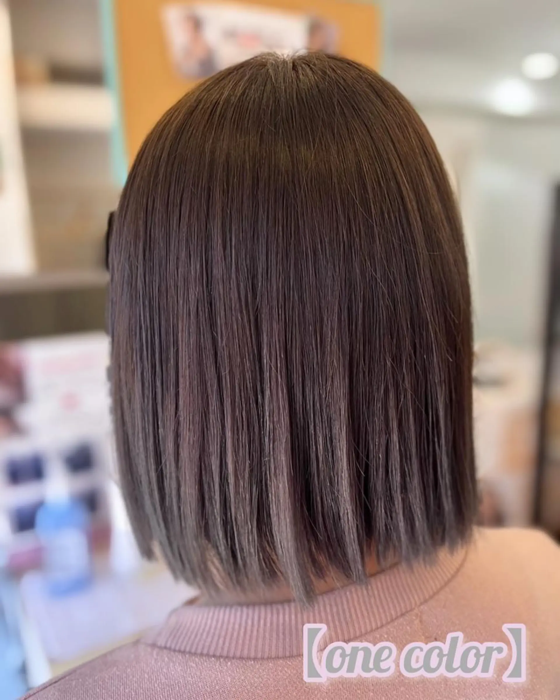 ミディアム カット ヘアカラー トリートメント 💐リラジュネス💐 美髪Salon💫のヘアスタイル